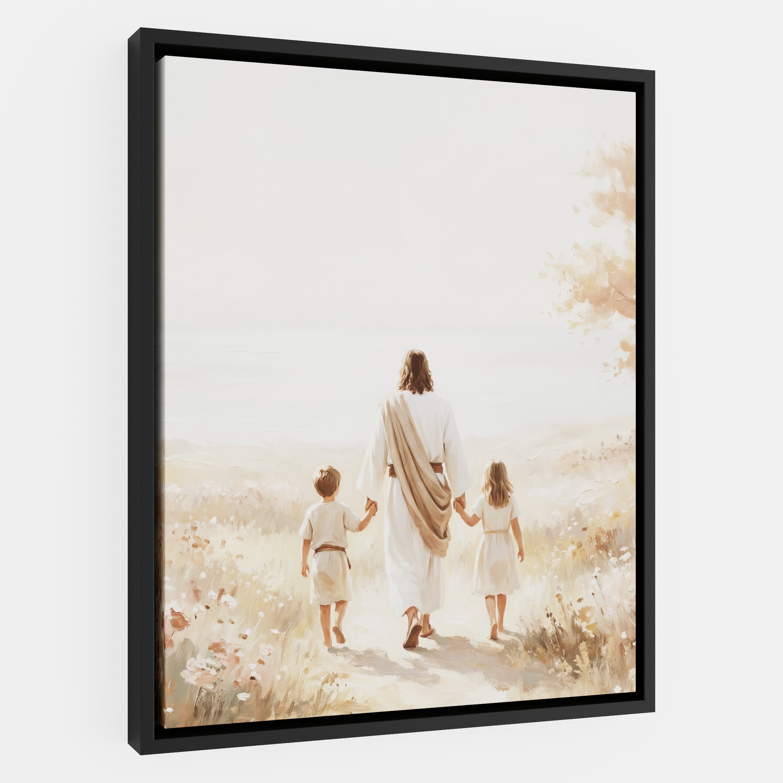 He Took Their Hands - Canvas