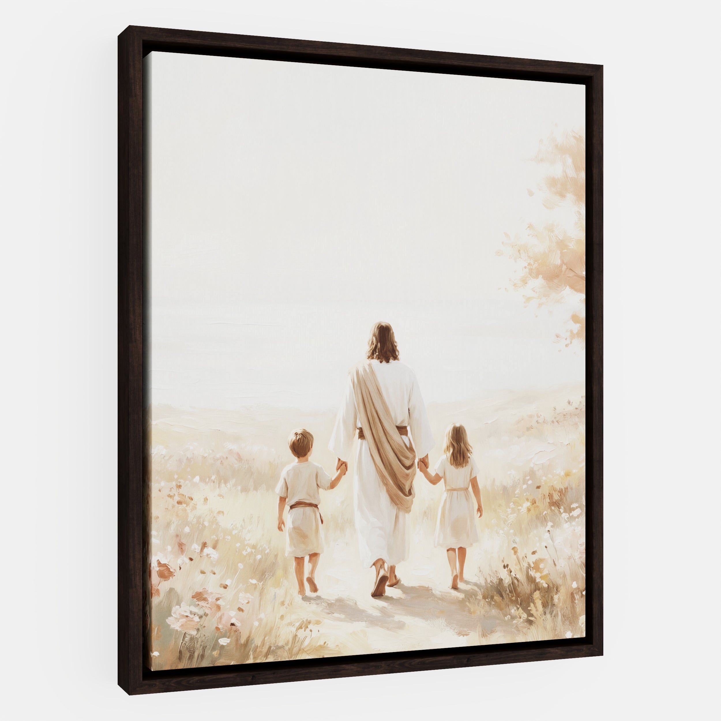 He Took Their Hands - Canvas