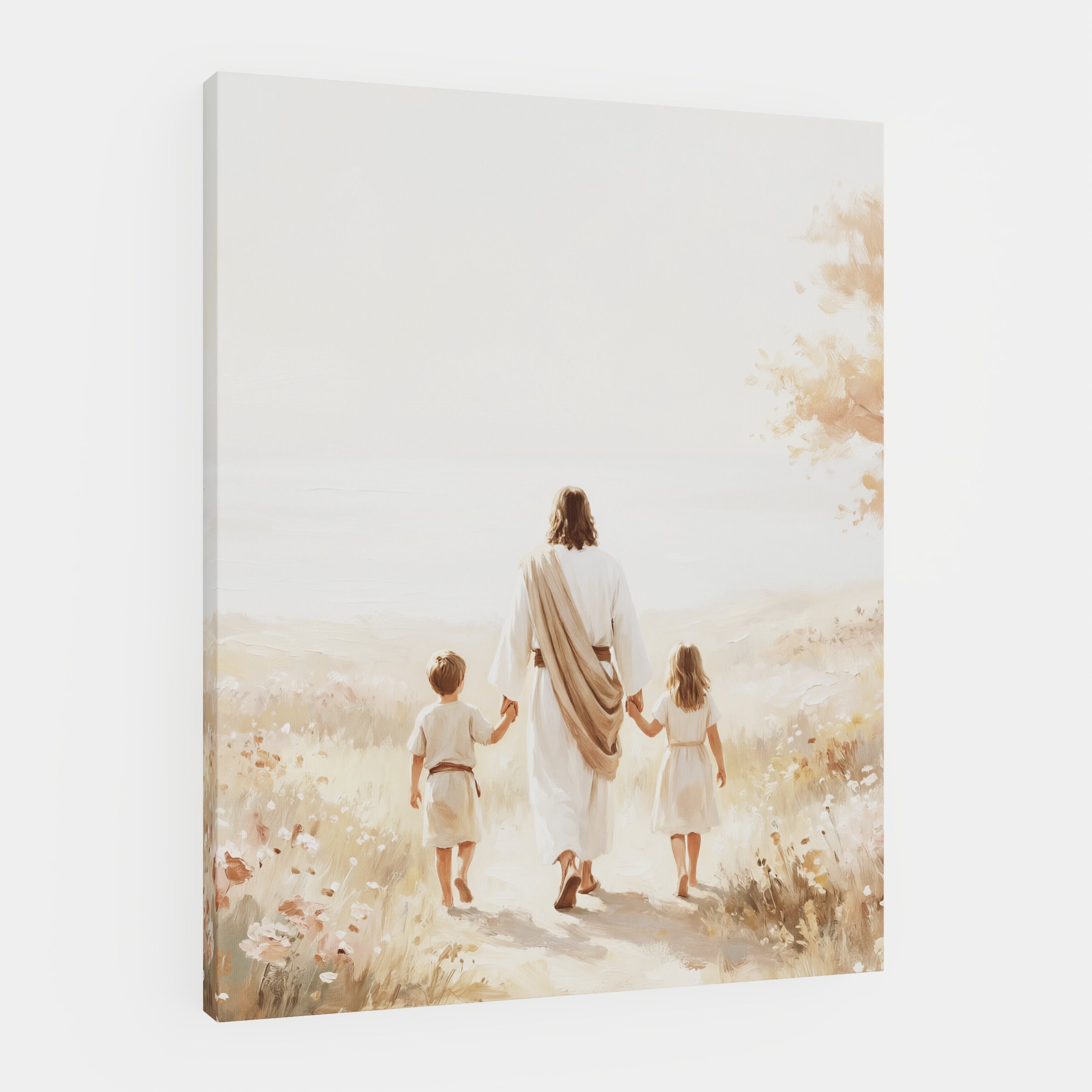 He Took Their Hands - Canvas