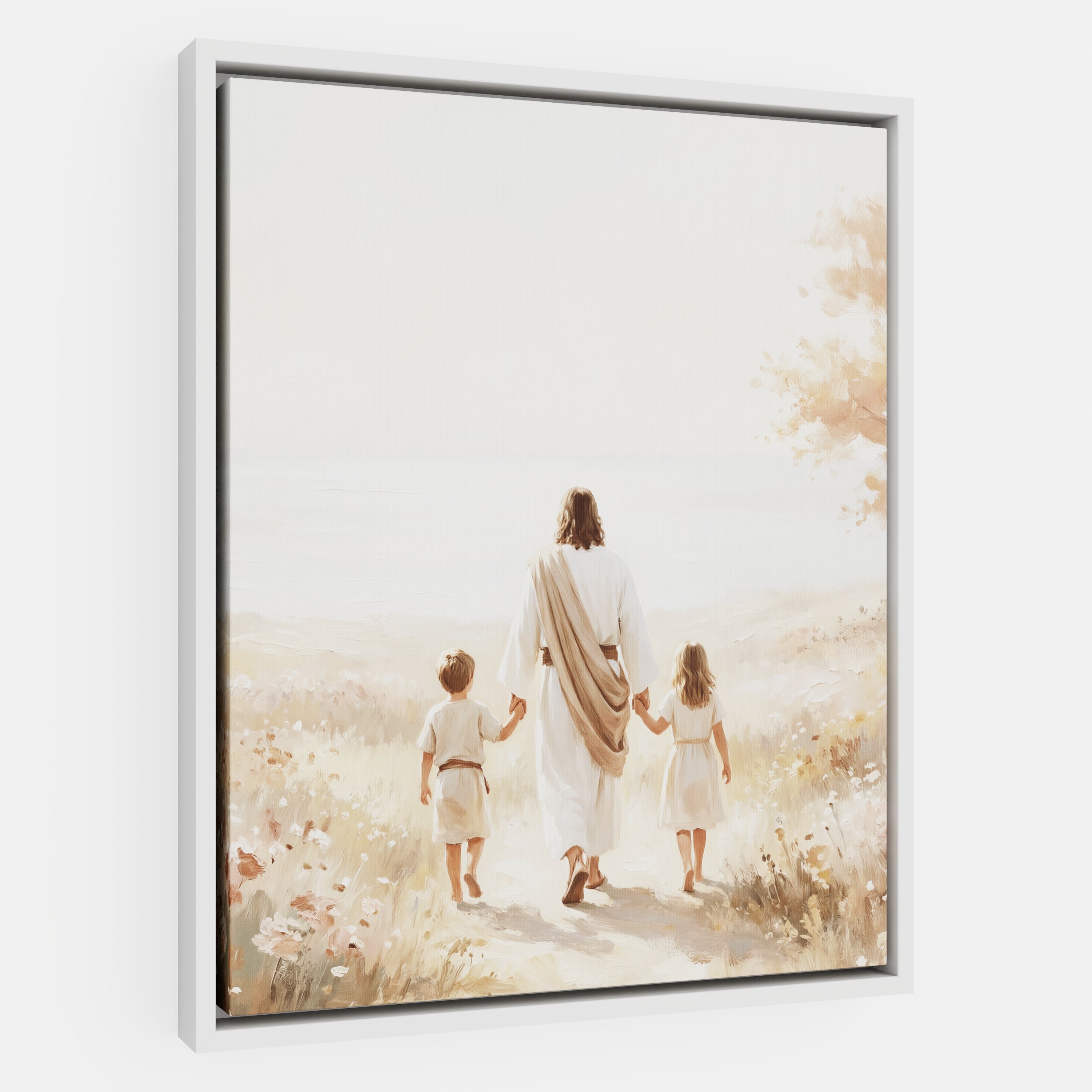 He Took Their Hands - Canvas