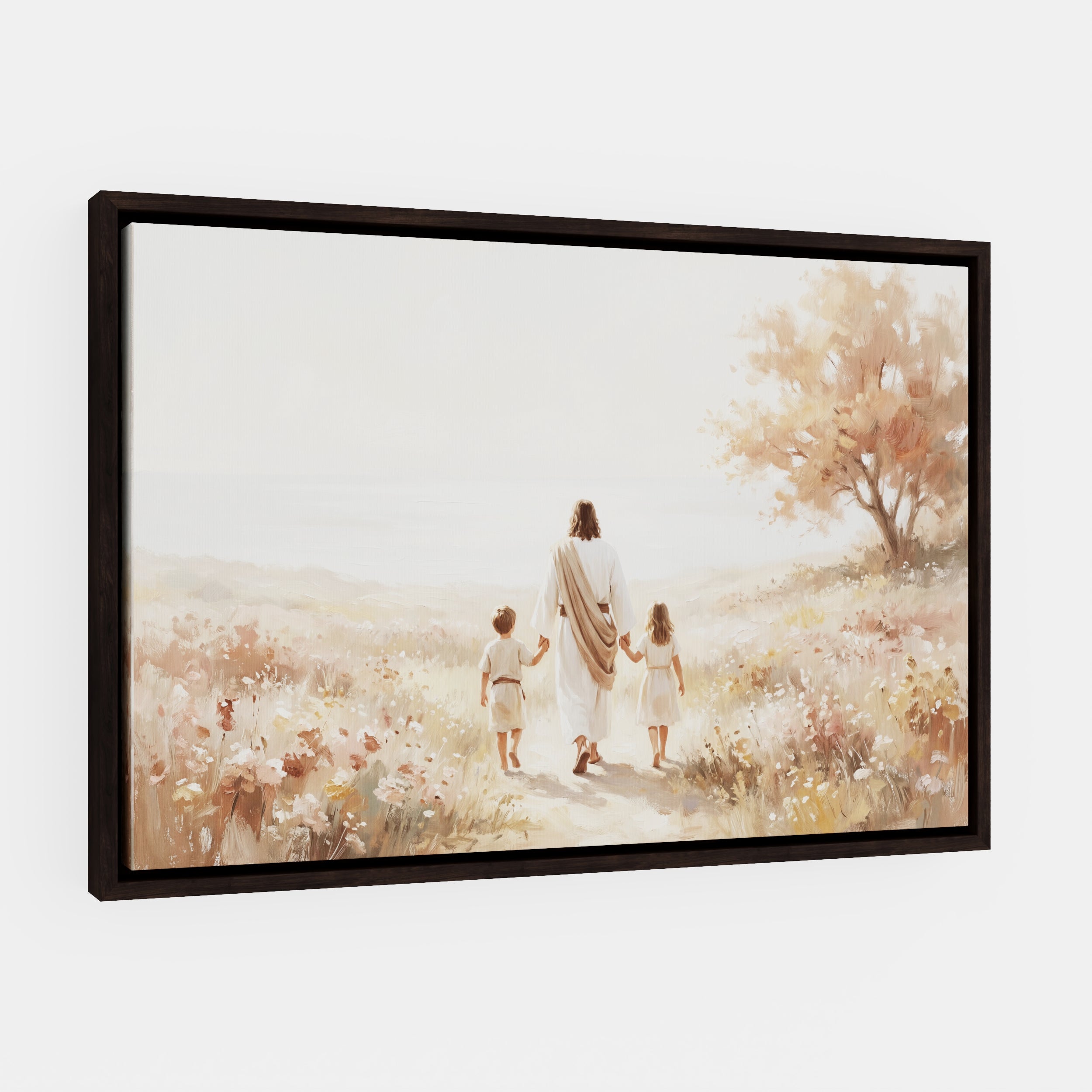 He Took Their Hands - Canvas