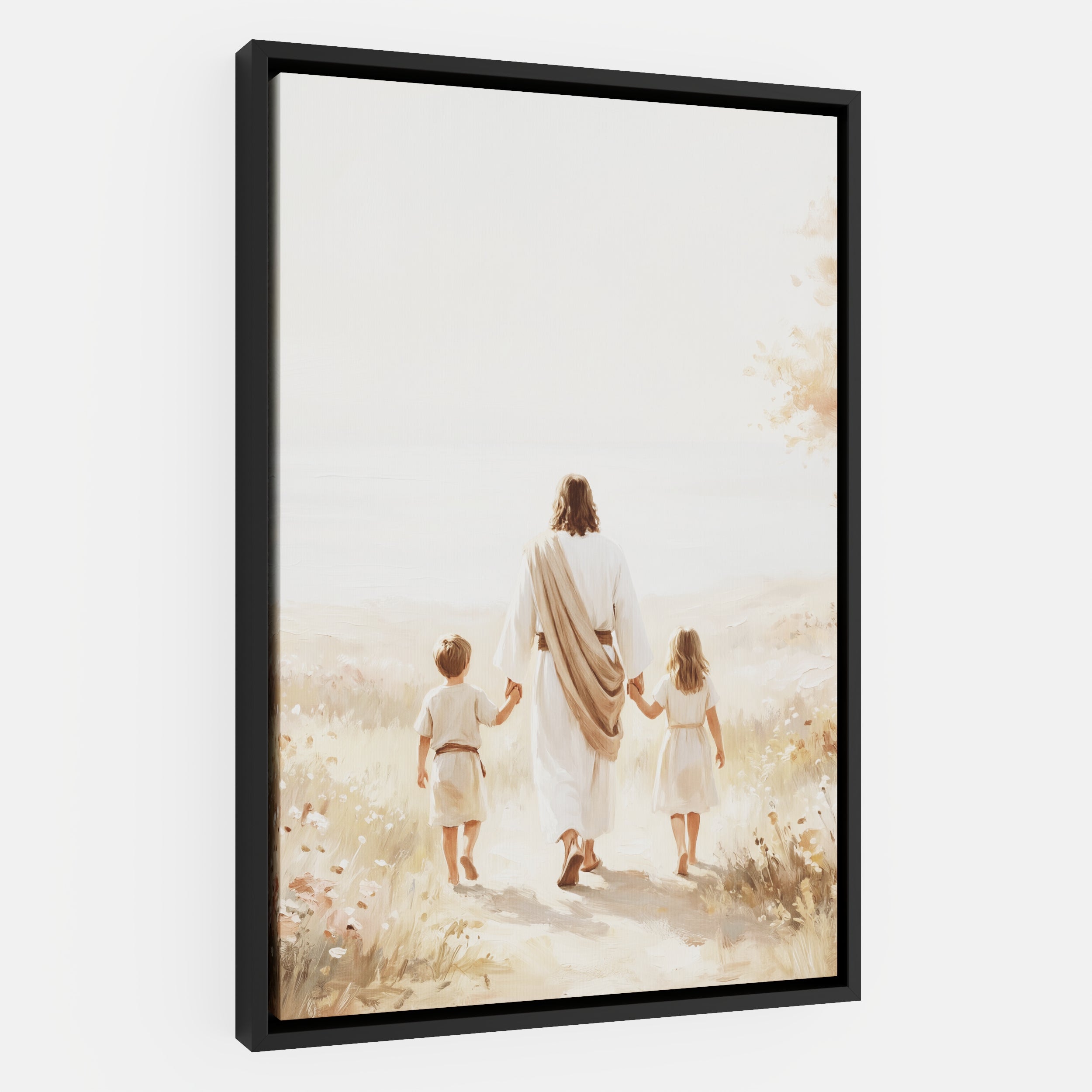 He Took Their Hands - Canvas