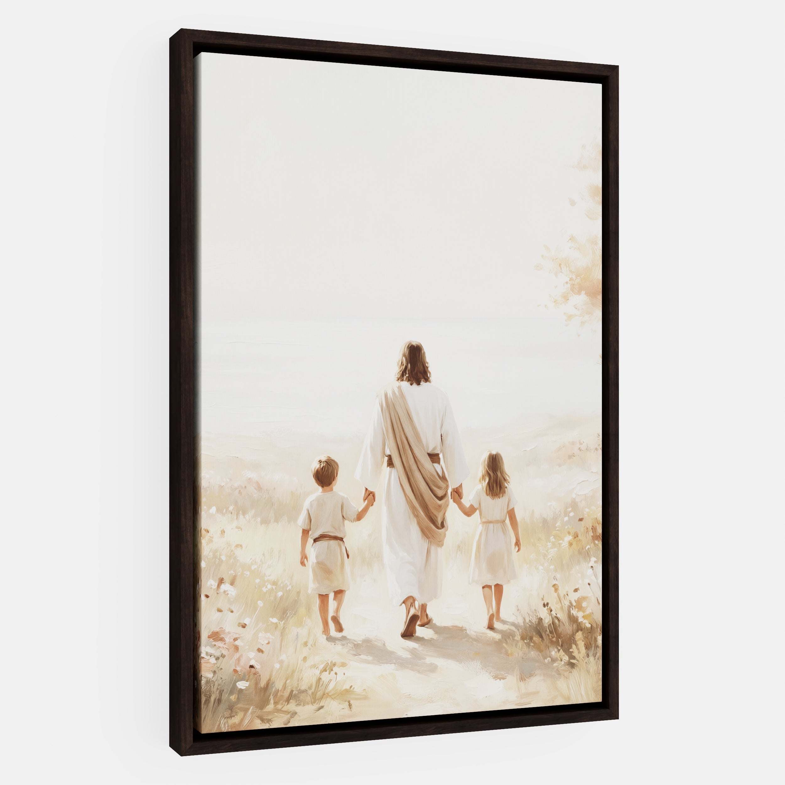 He Took Their Hands - Canvas