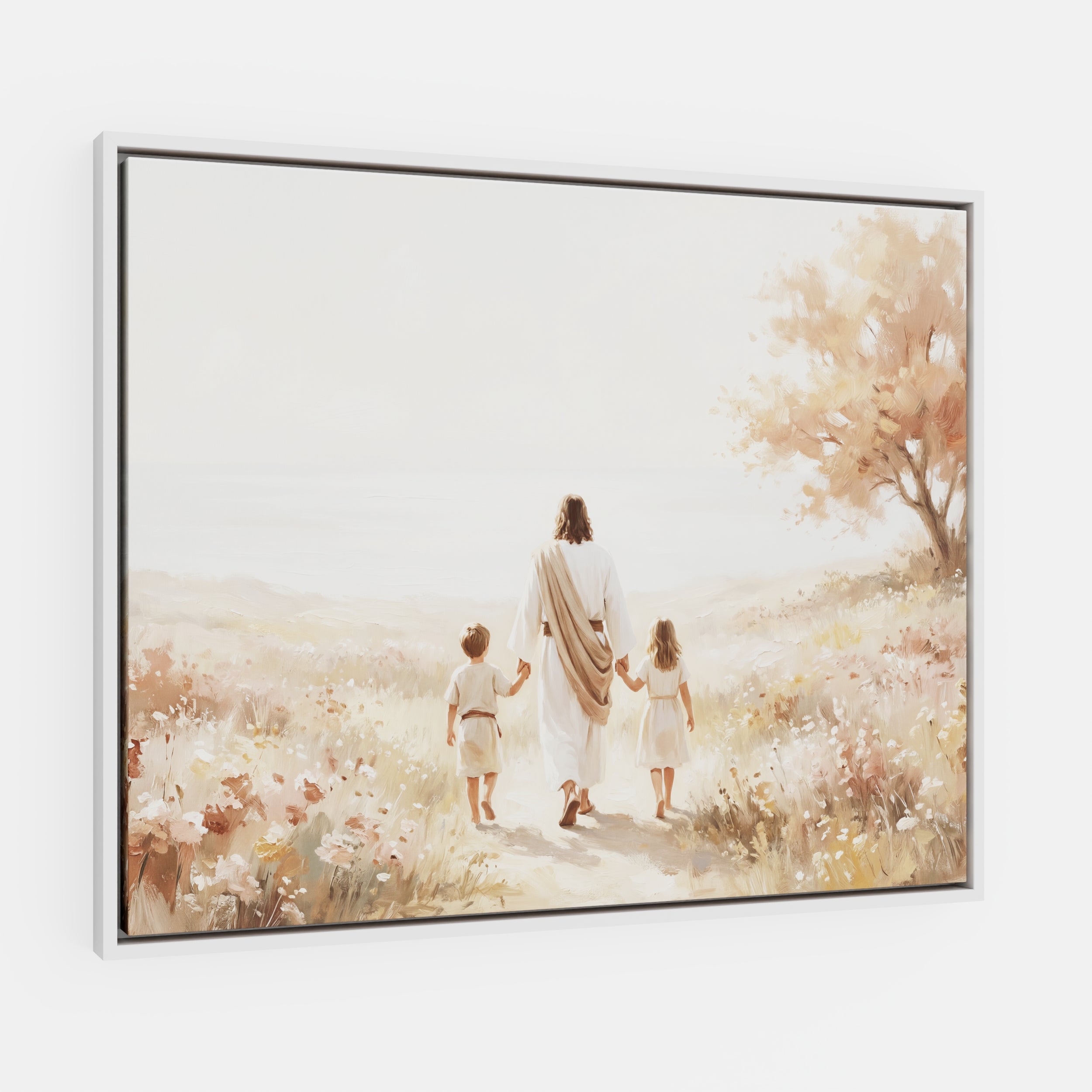 He Took Their Hands - Canvas