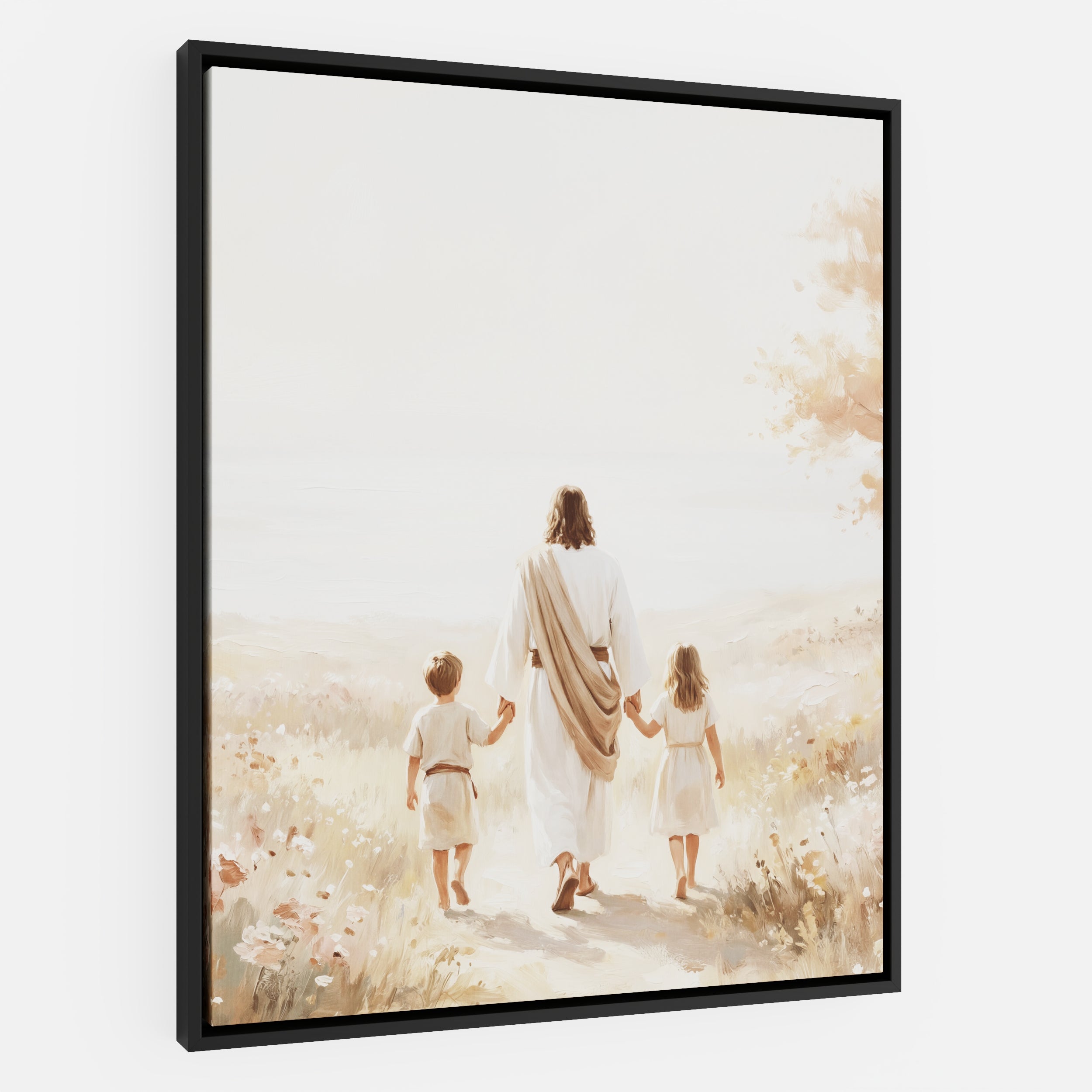He Took Their Hands - Canvas