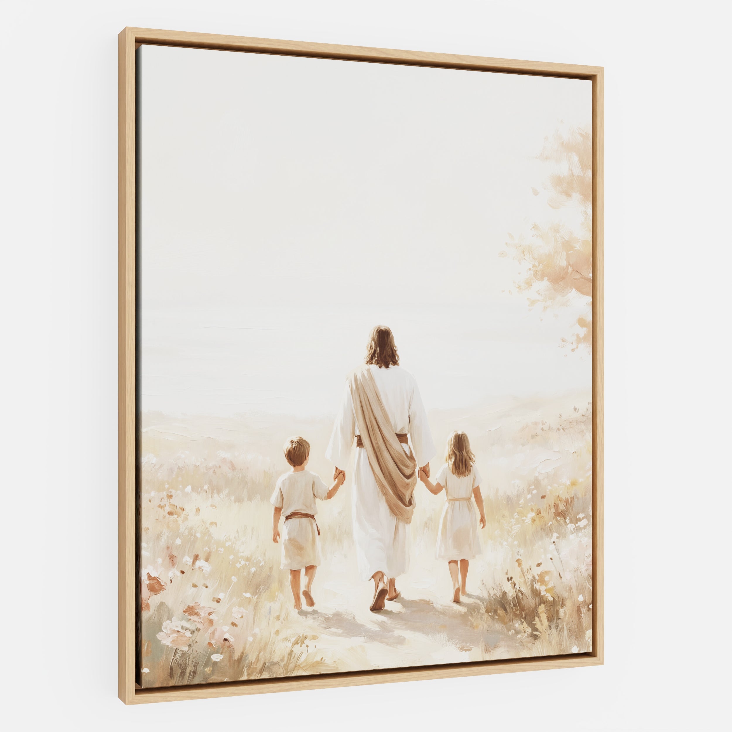 He Took Their Hands - Canvas