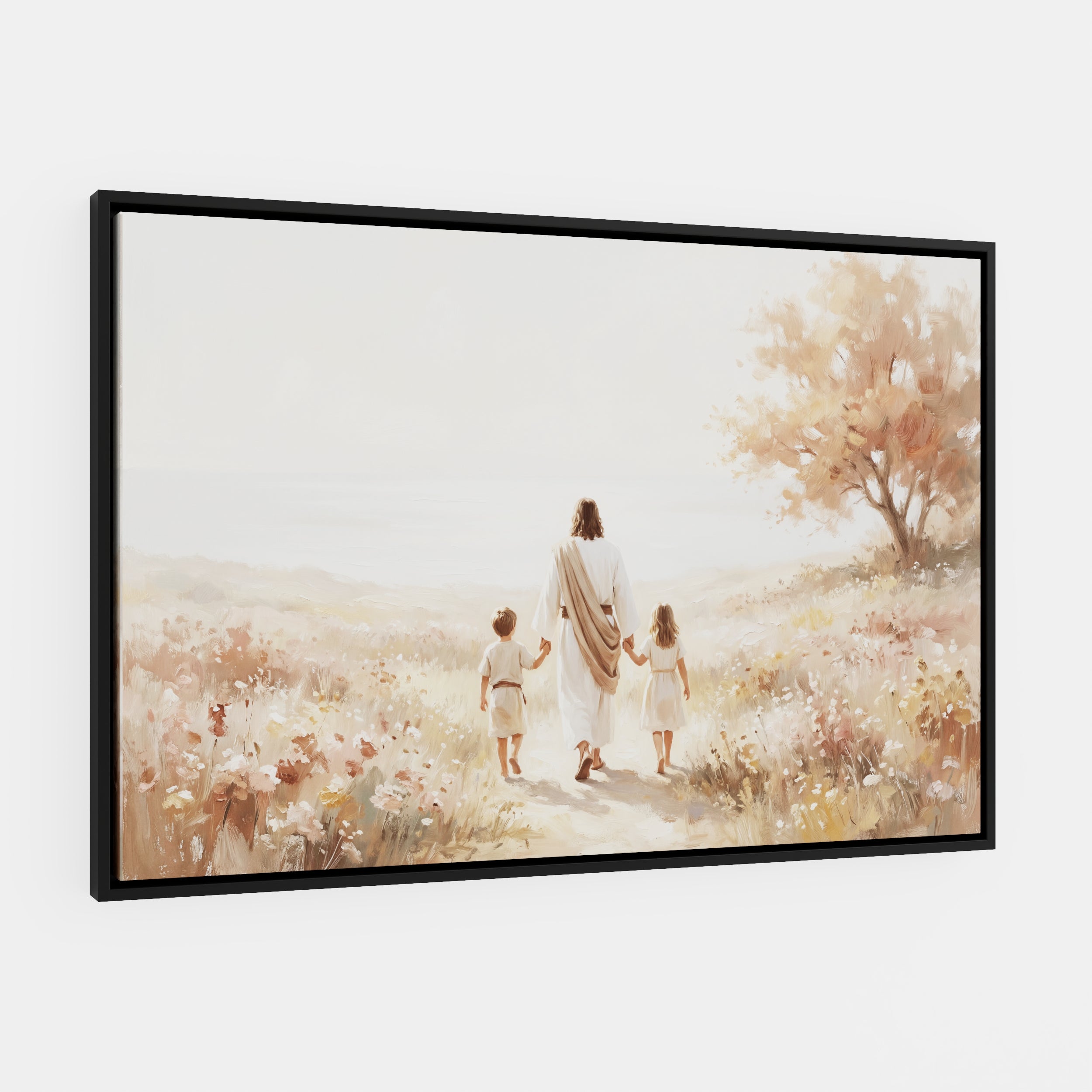 He Took Their Hands - Canvas