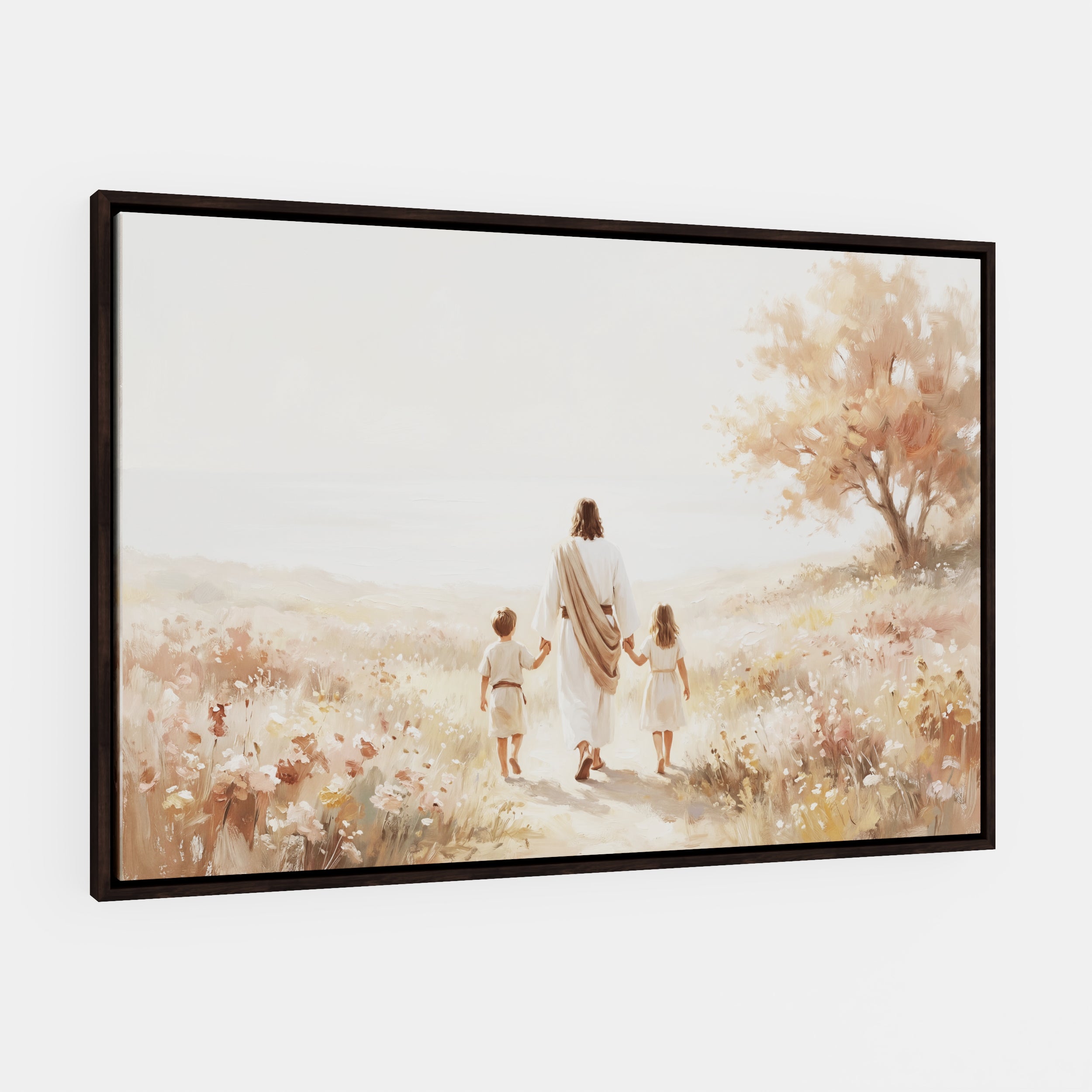 He Took Their Hands - Canvas