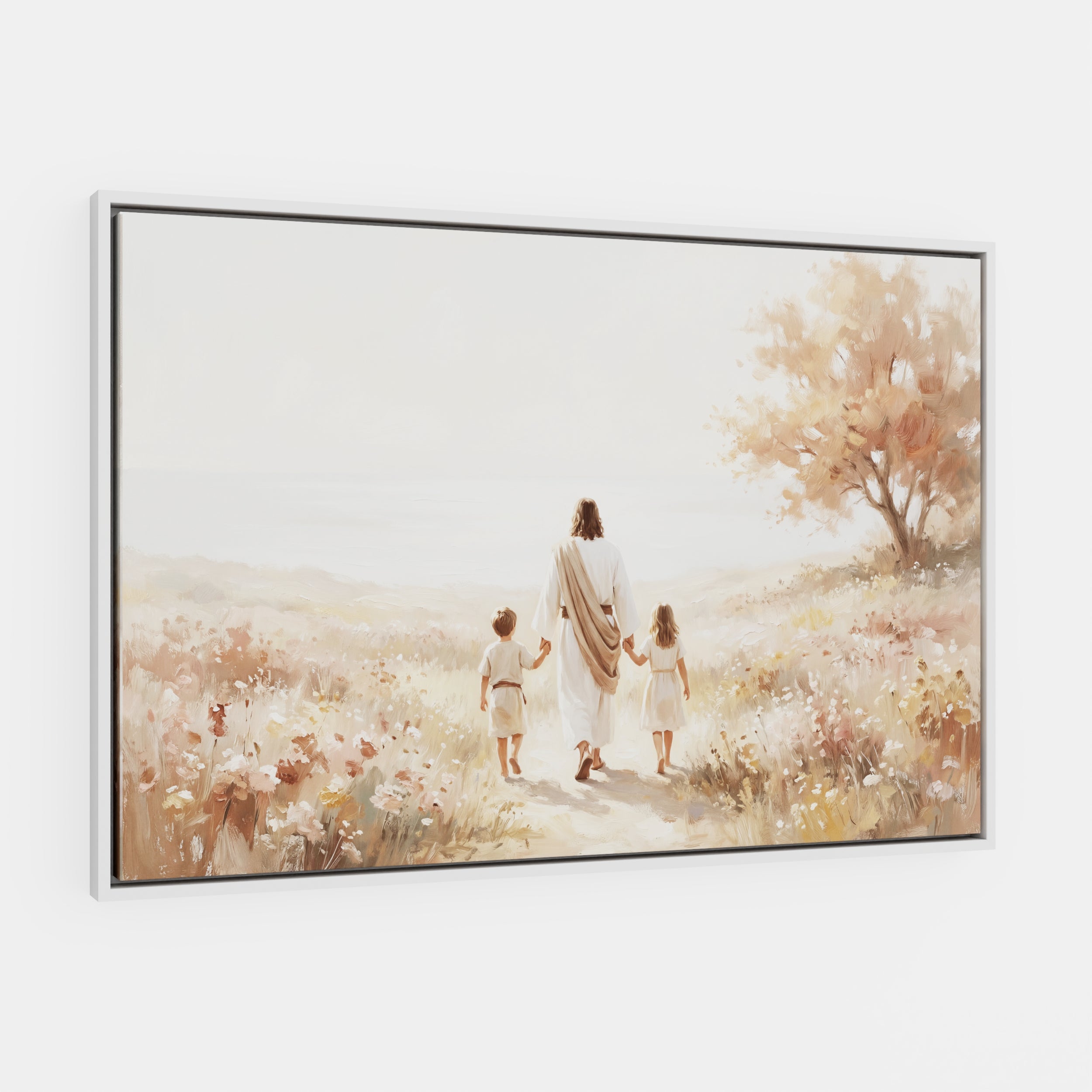 He Took Their Hands - Canvas