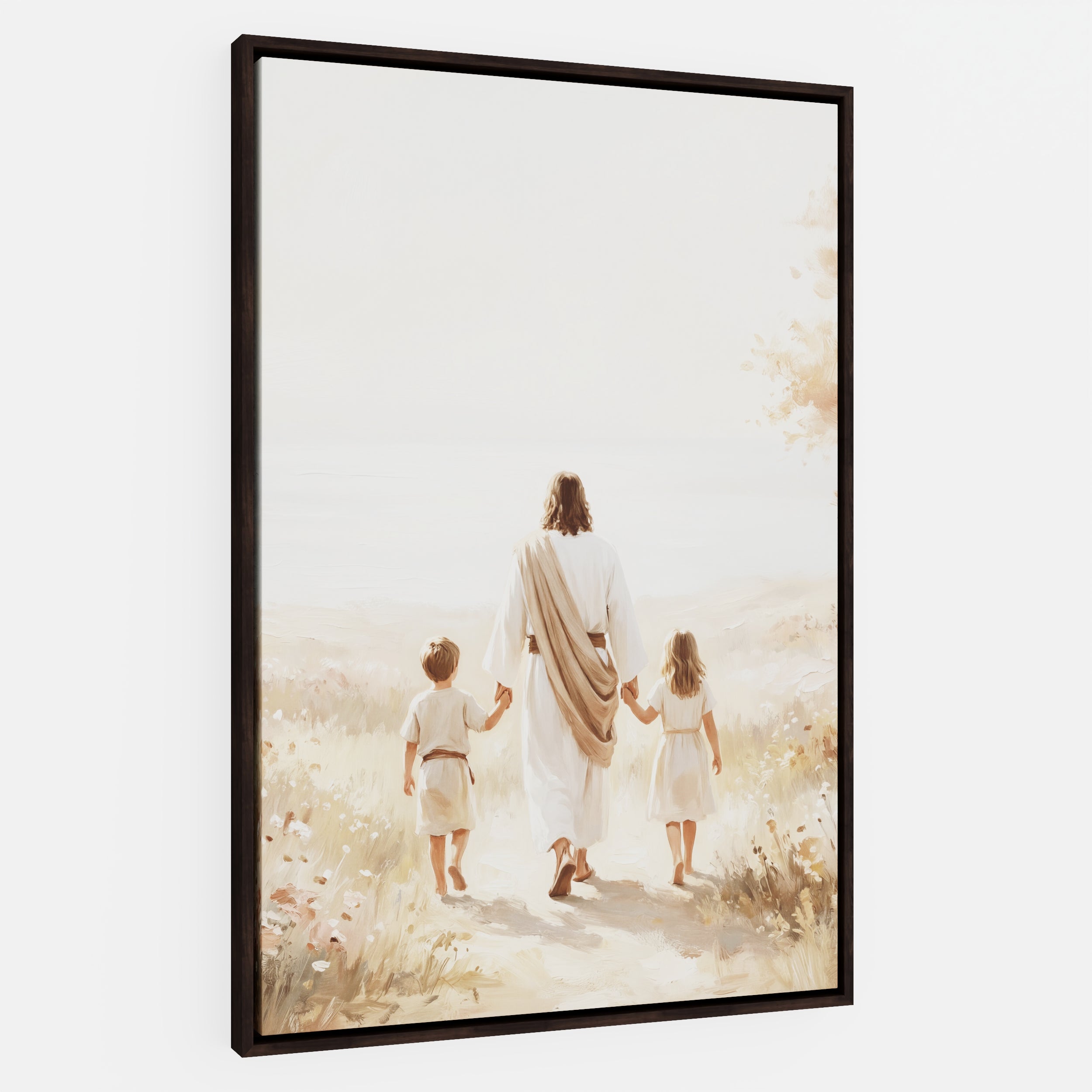 He Took Their Hands - Canvas