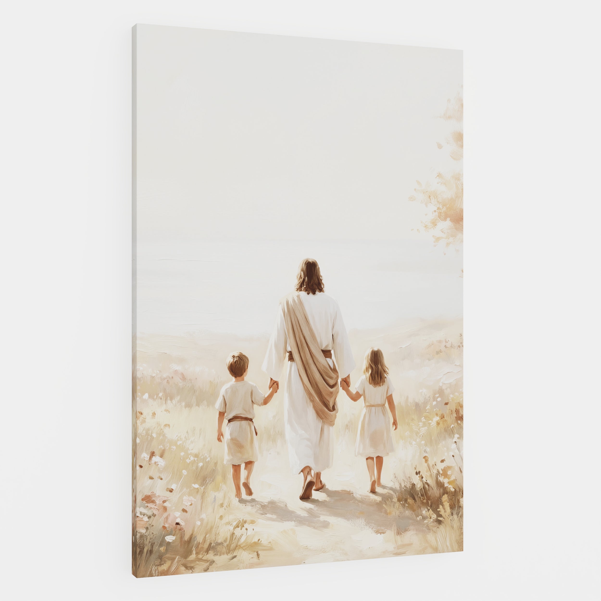 He Took Their Hands - Canvas