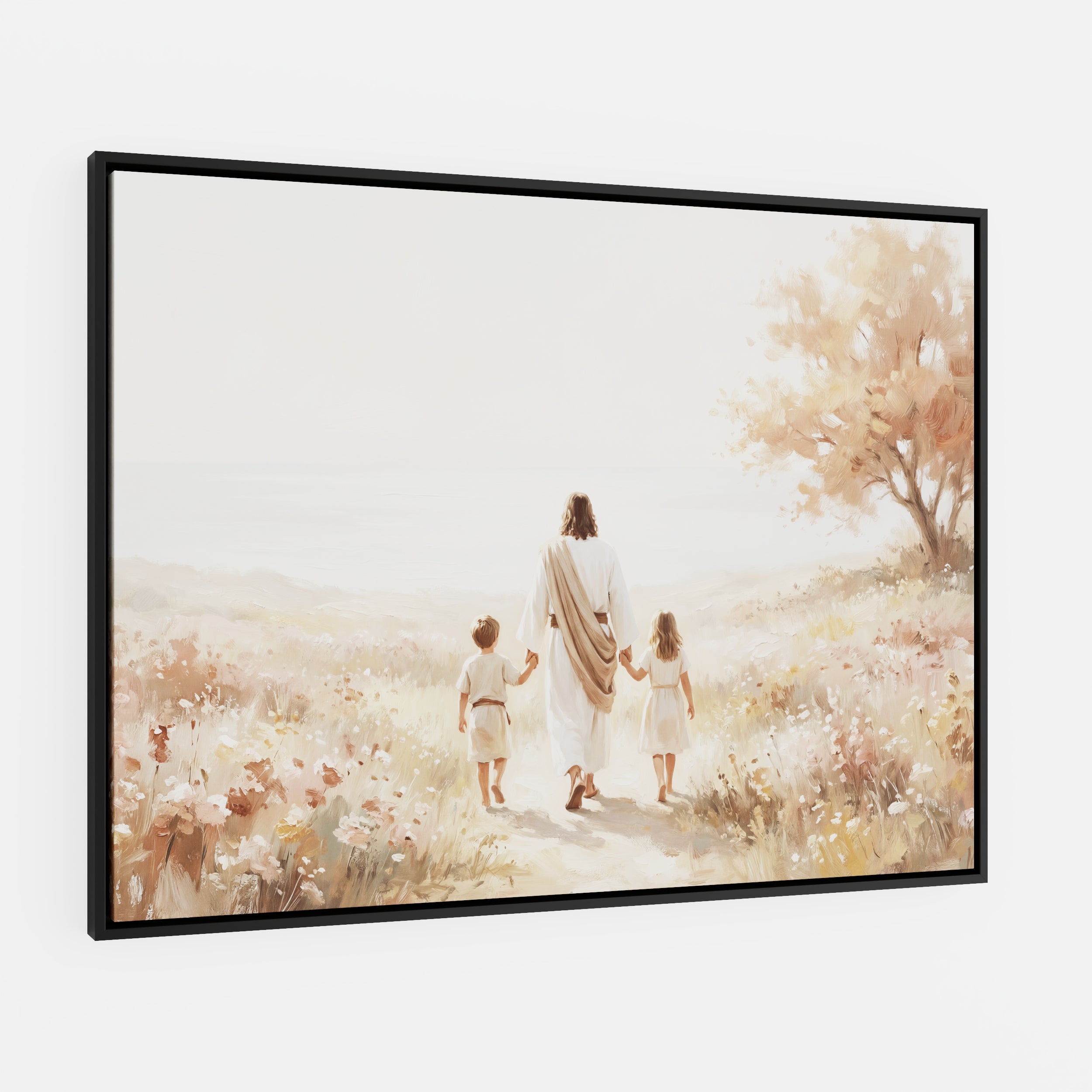 He Took Their Hands - Canvas