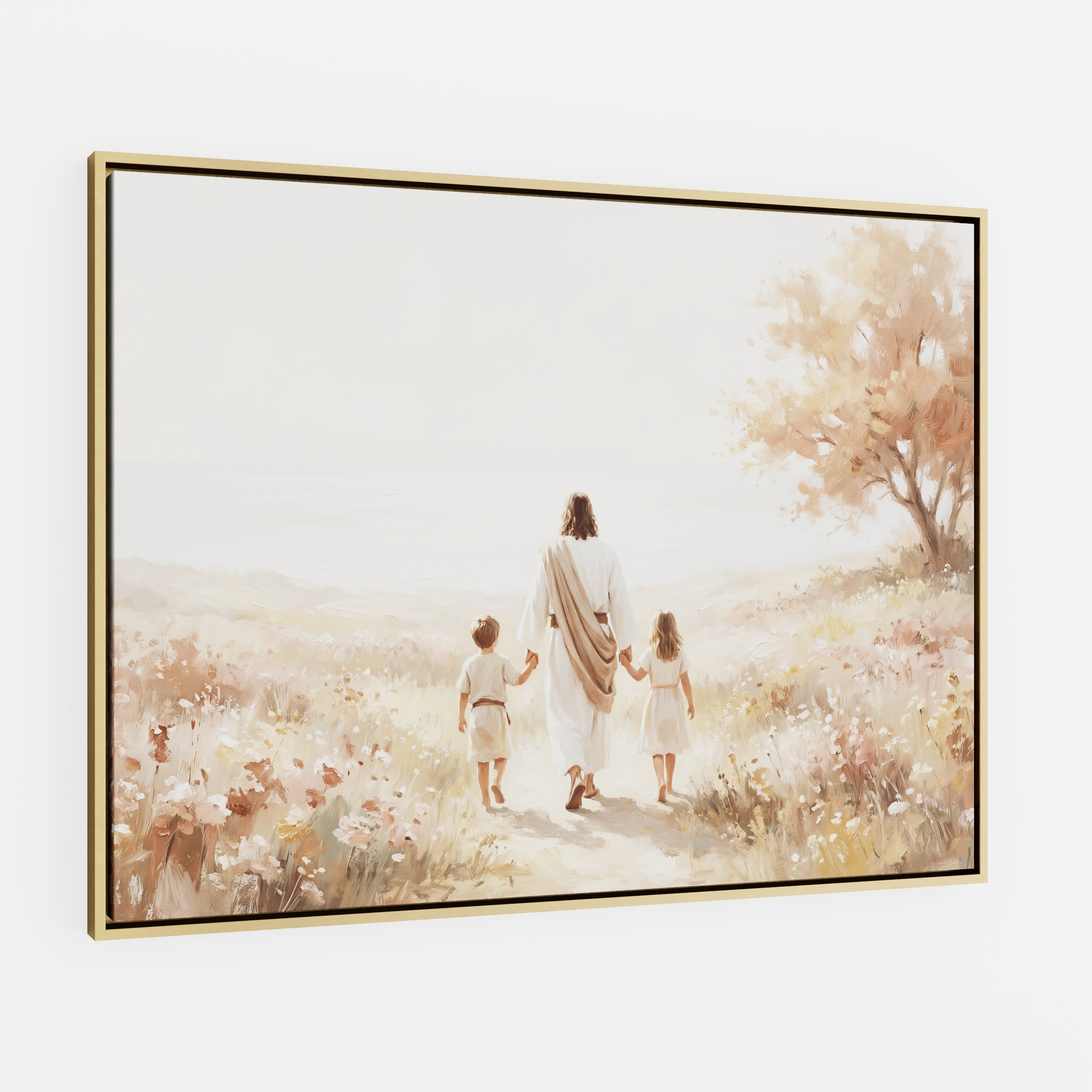 He Took Their Hands - Canvas