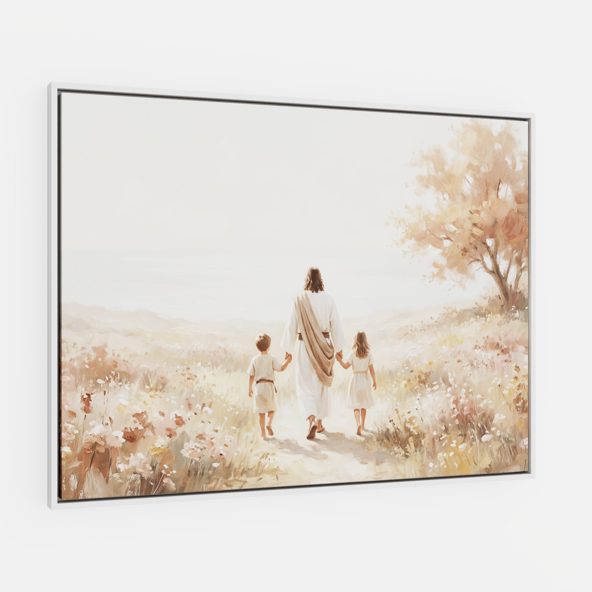 He Took Their Hands - Canvas