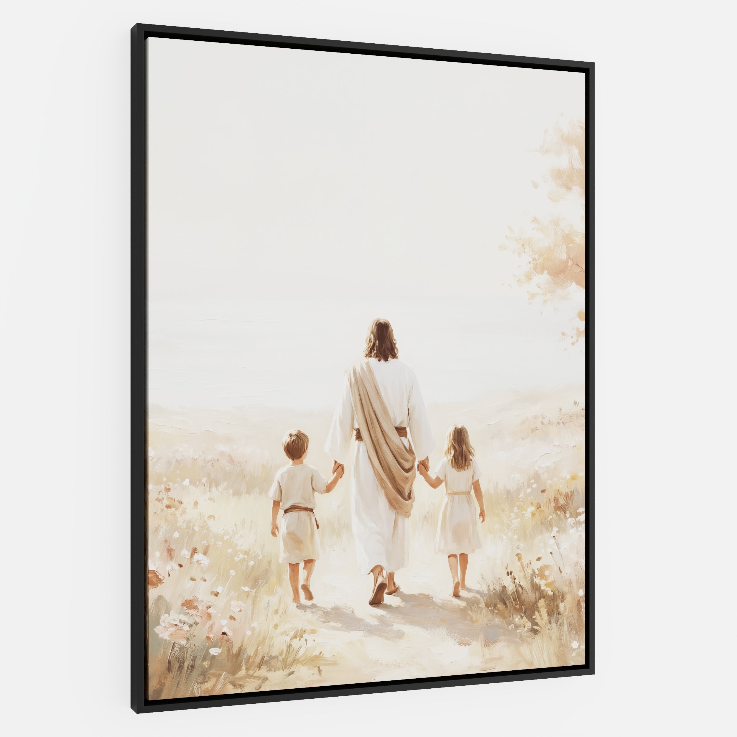 He Took Their Hands - Canvas