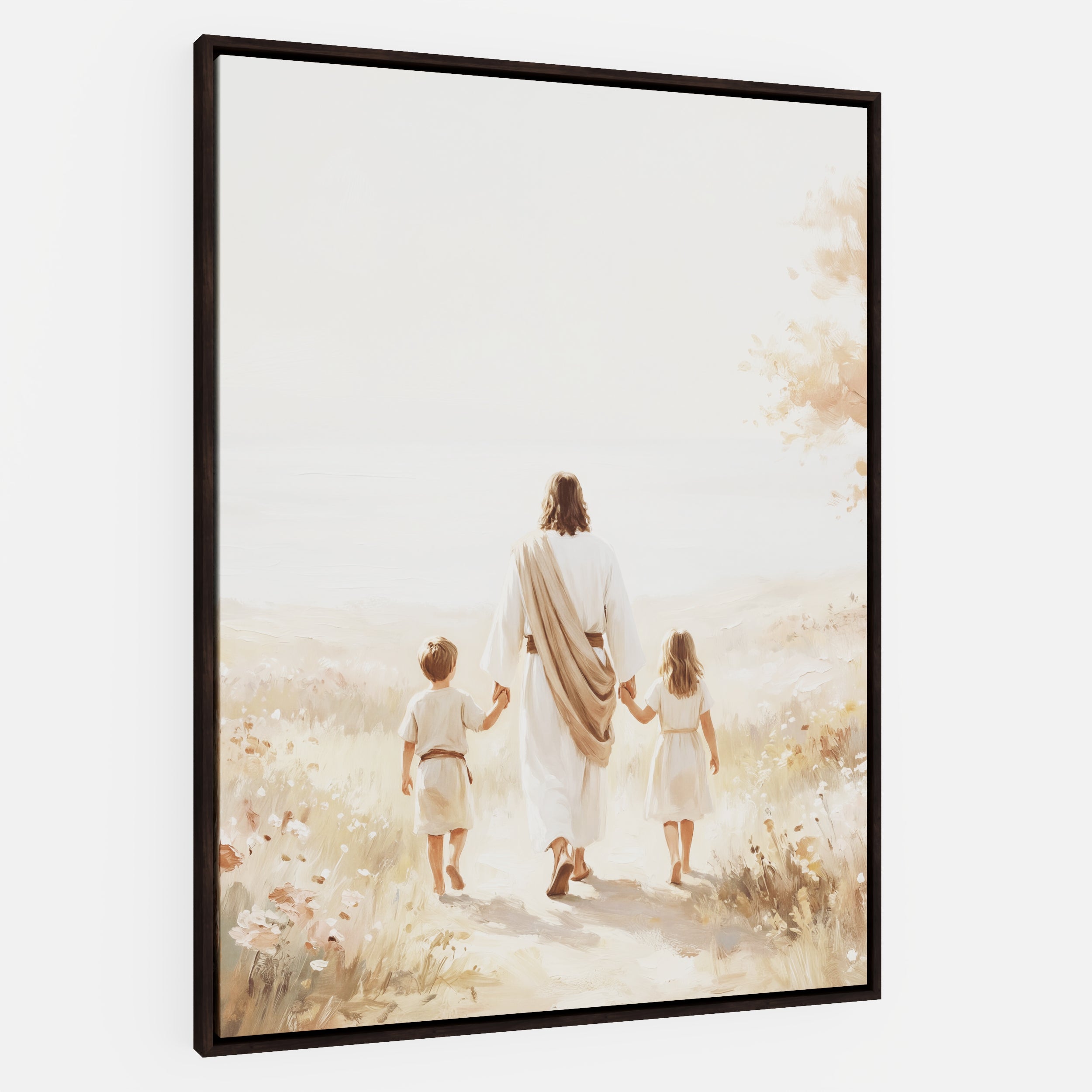 He Took Their Hands - Canvas