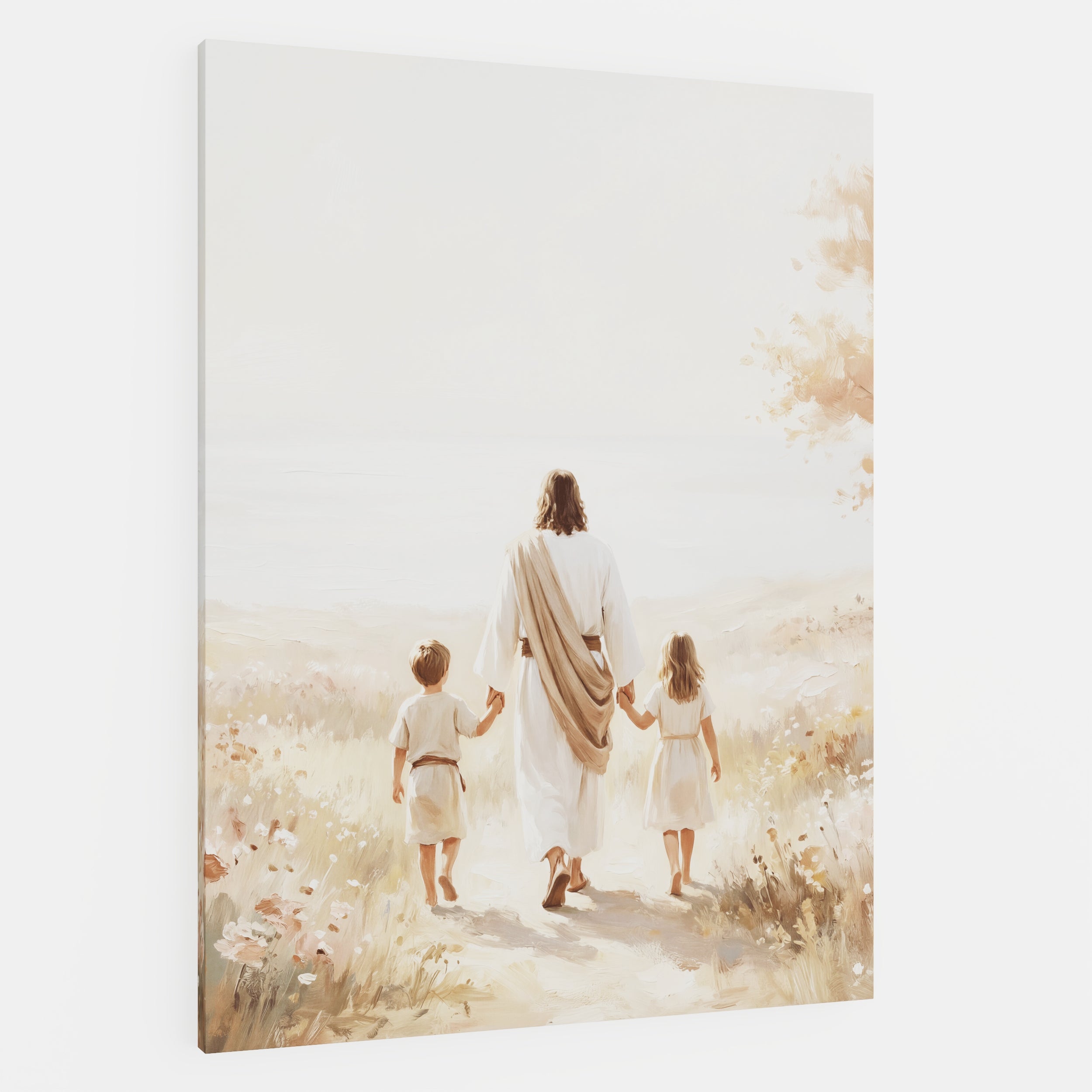 He Took Their Hands - Canvas