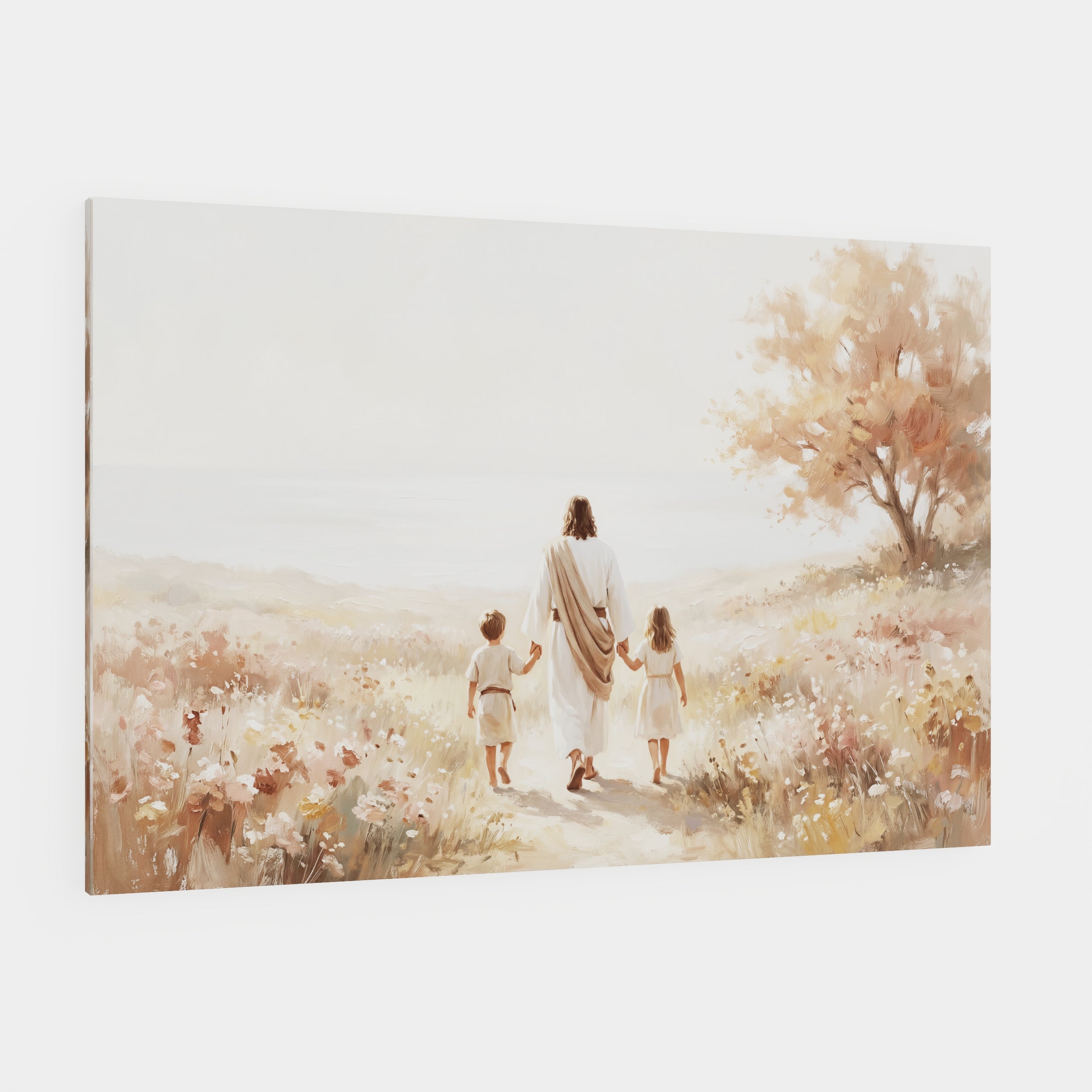 He Took Their Hands - Canvas