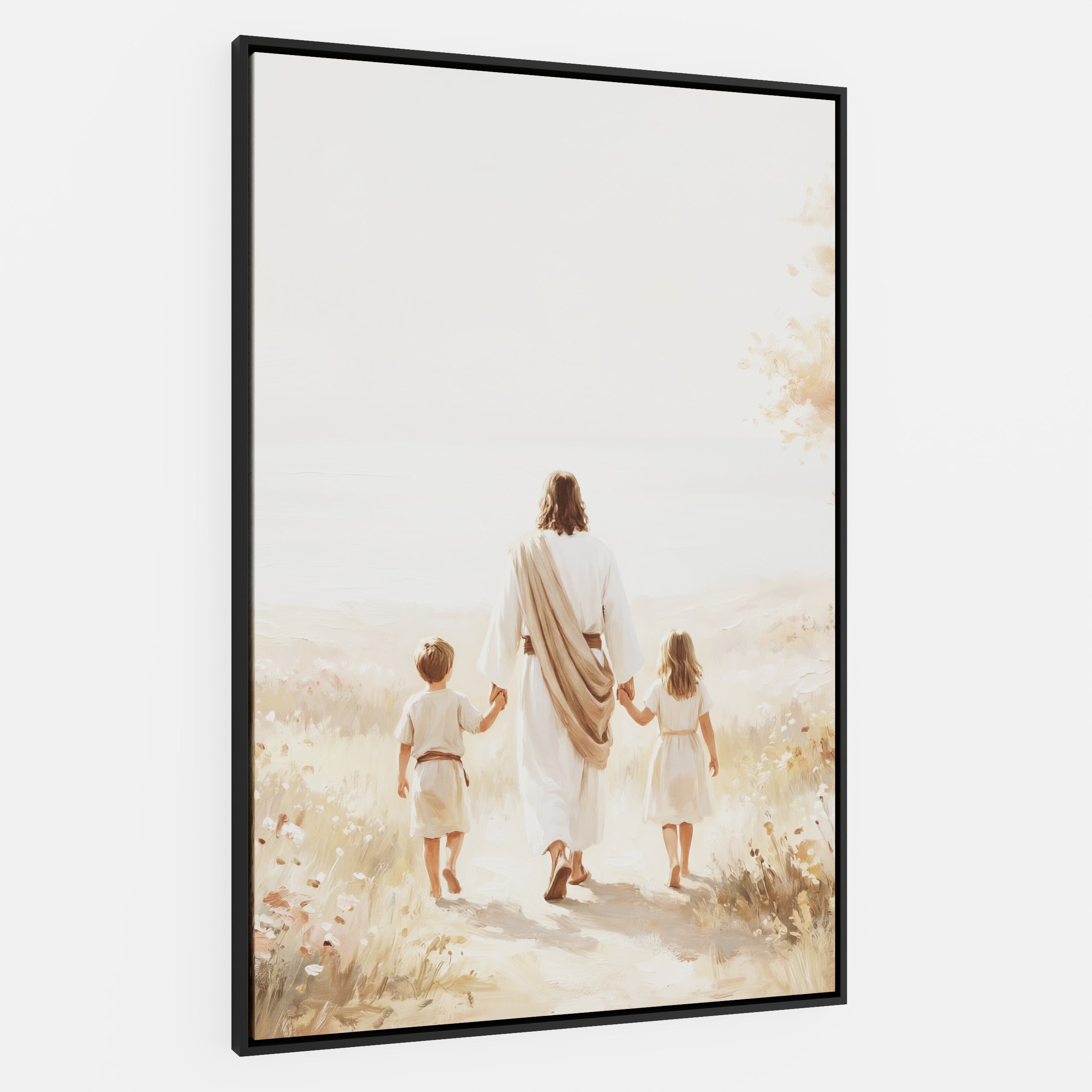 He Took Their Hands - Canvas