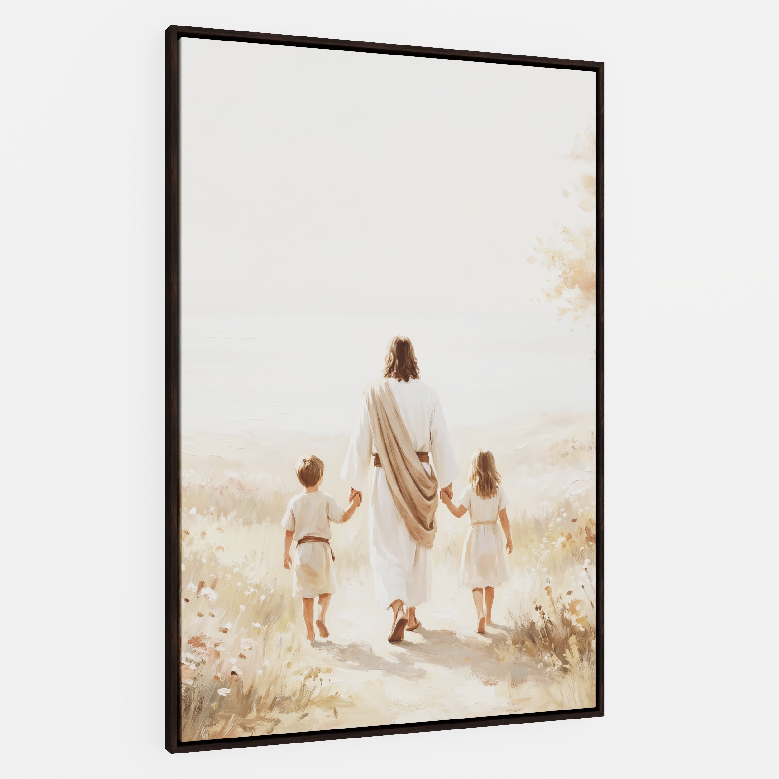 He Took Their Hands - Canvas