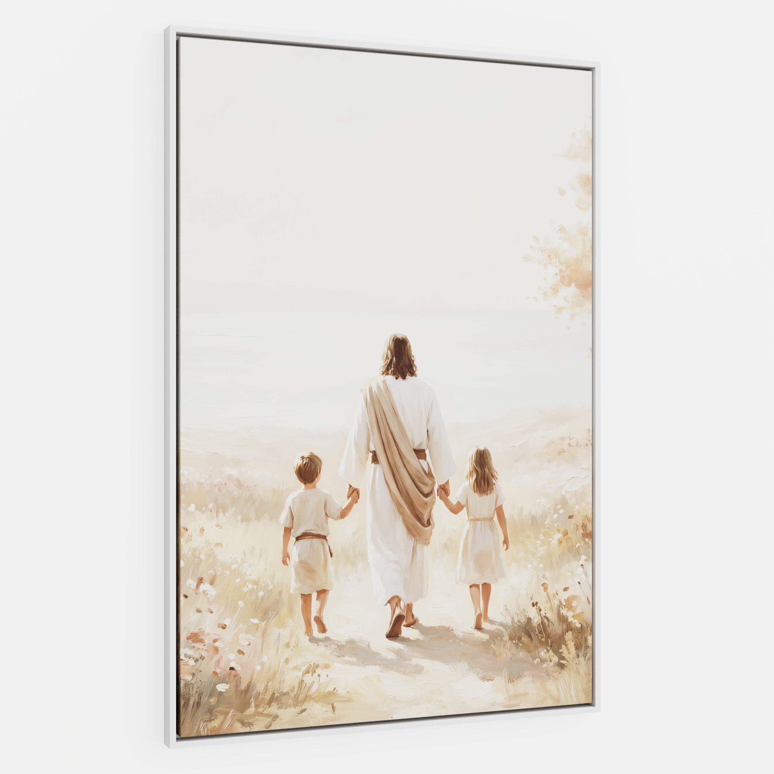 He Took Their Hands - Canvas