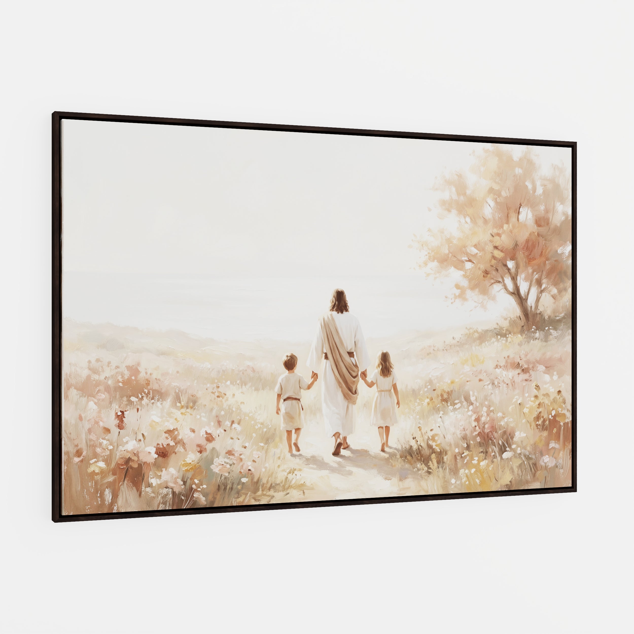 He Took Their Hands - Canvas