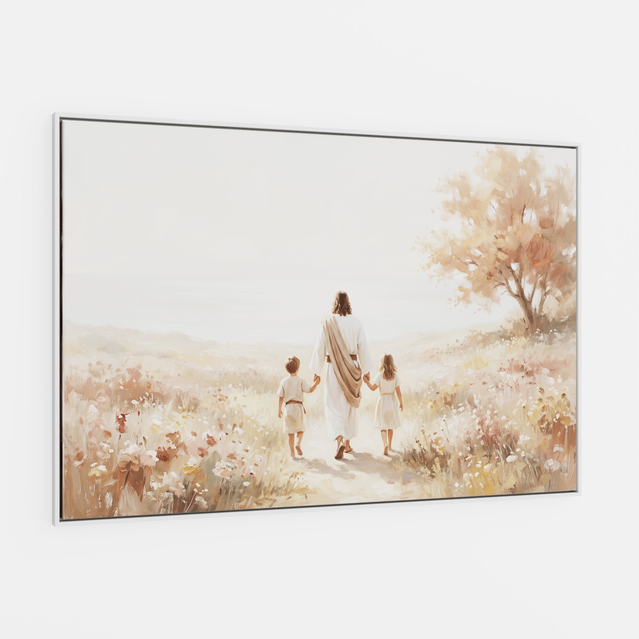 He Took Their Hands - Canvas
