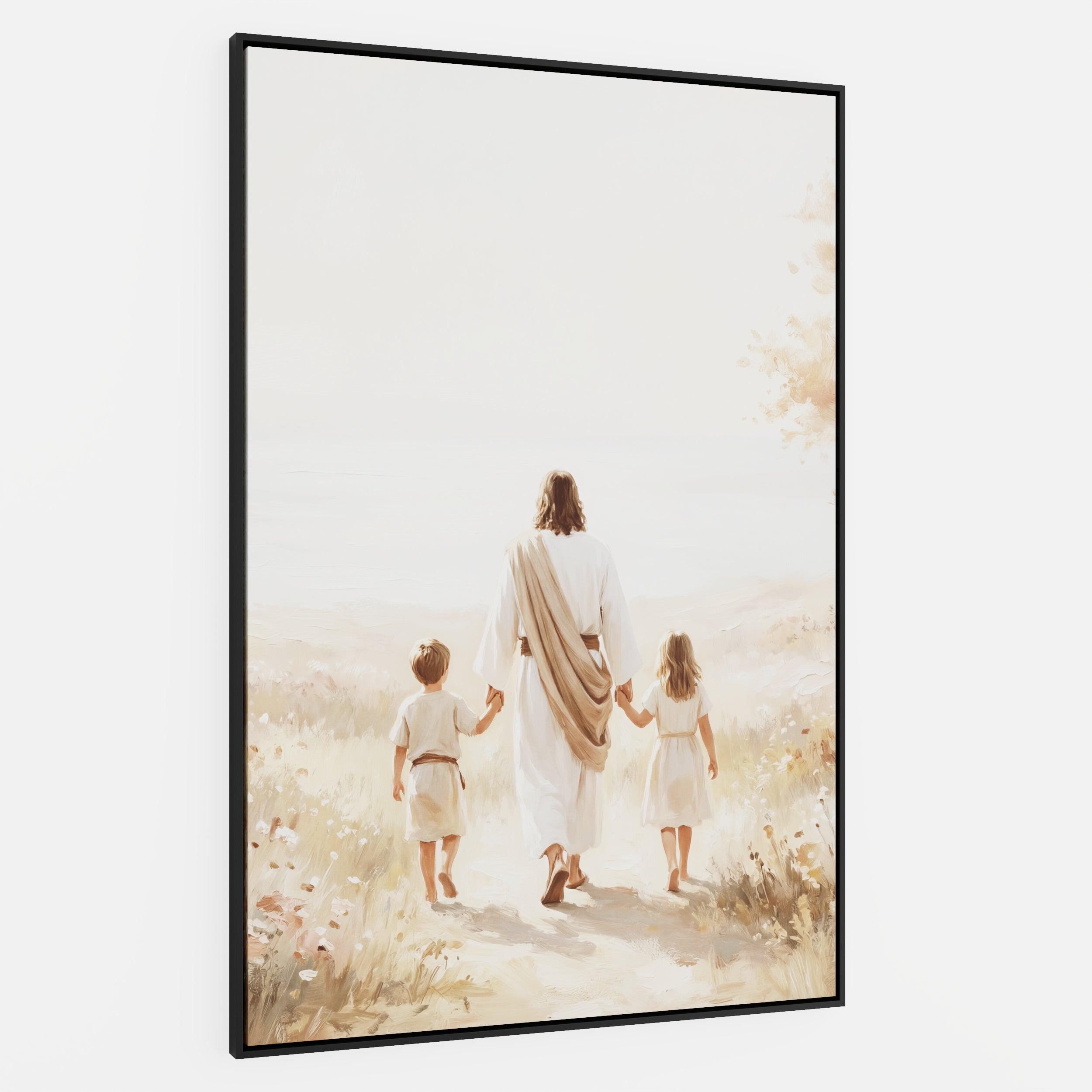 He Took Their Hands - Canvas