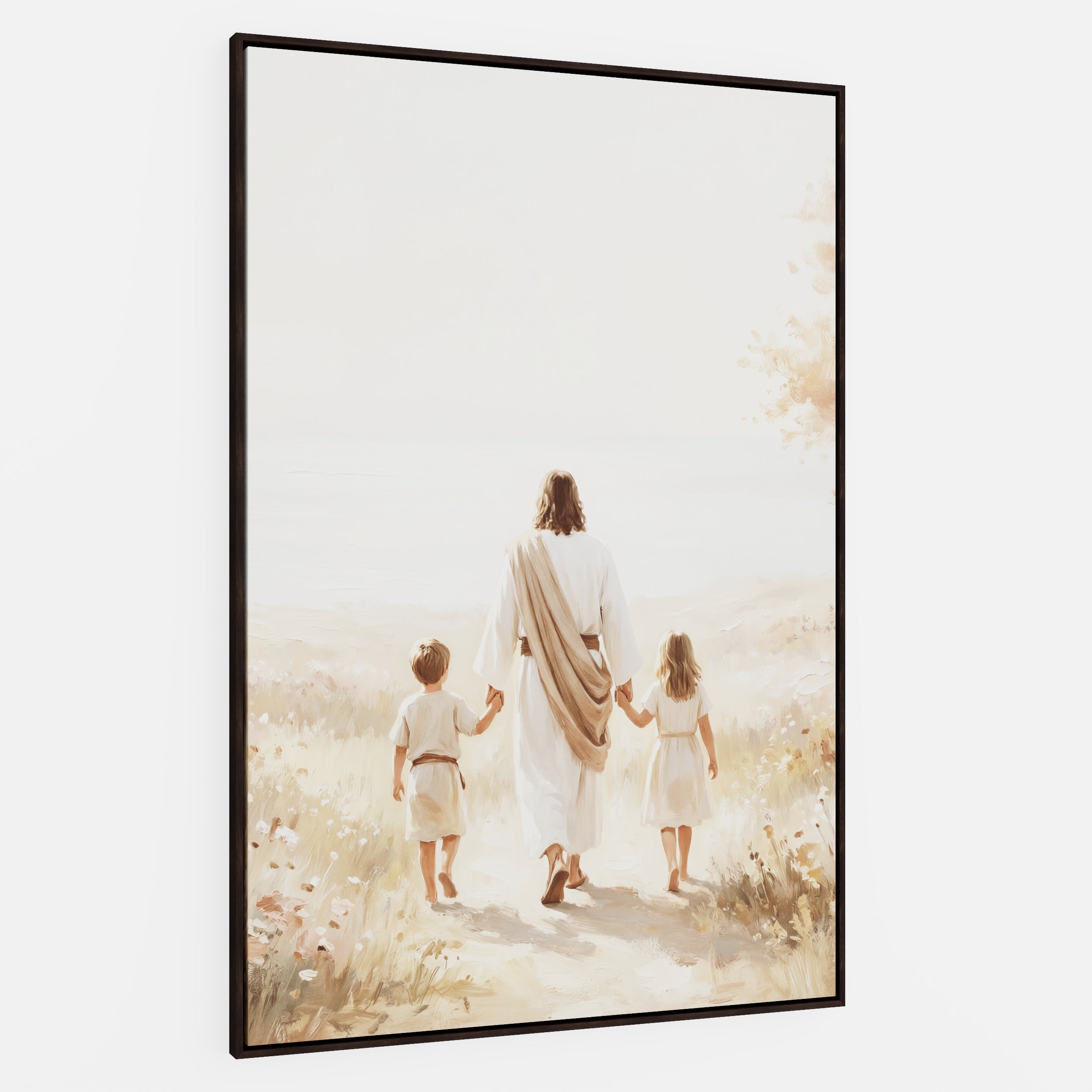 He Took Their Hands - Canvas