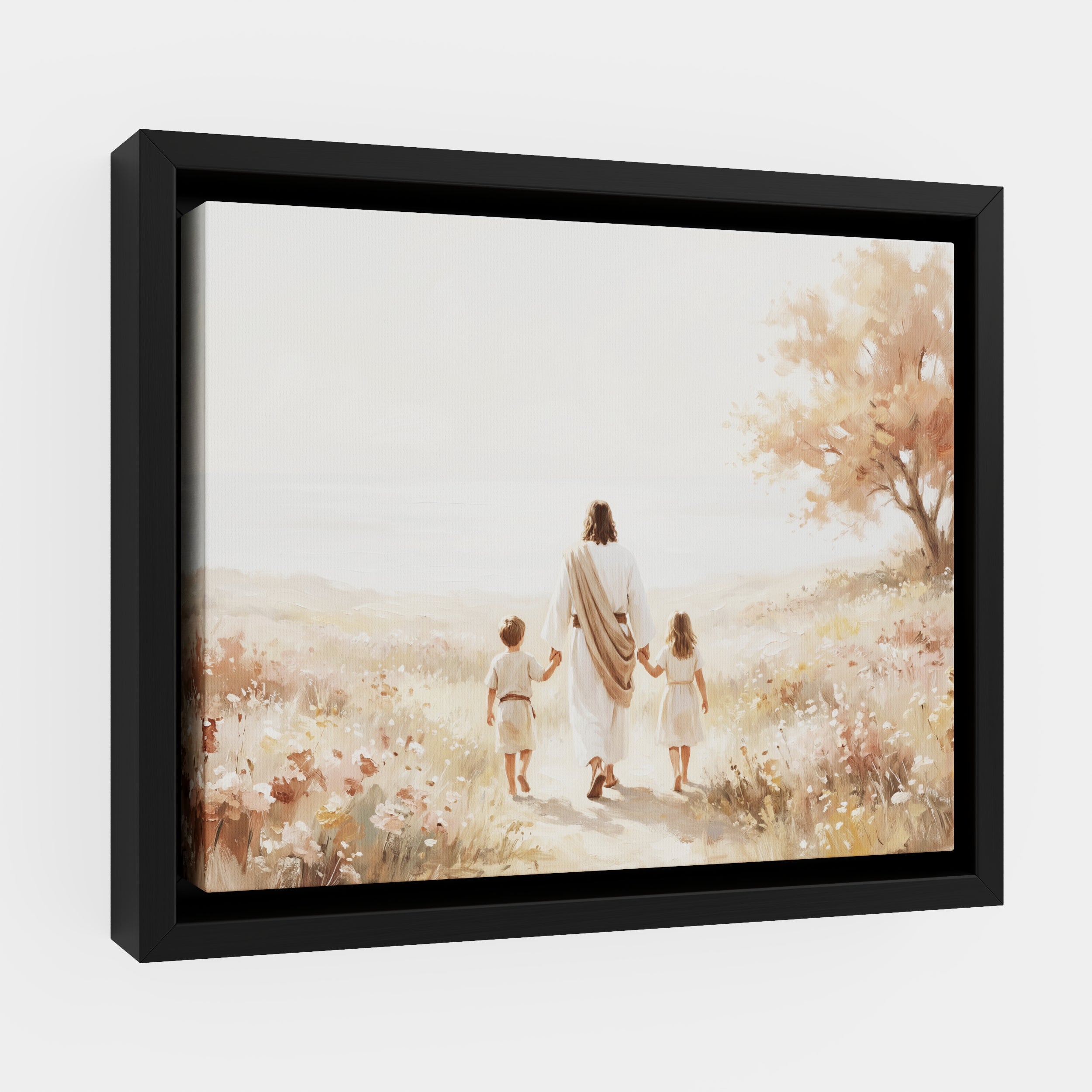 He Took Their Hands - Canvas