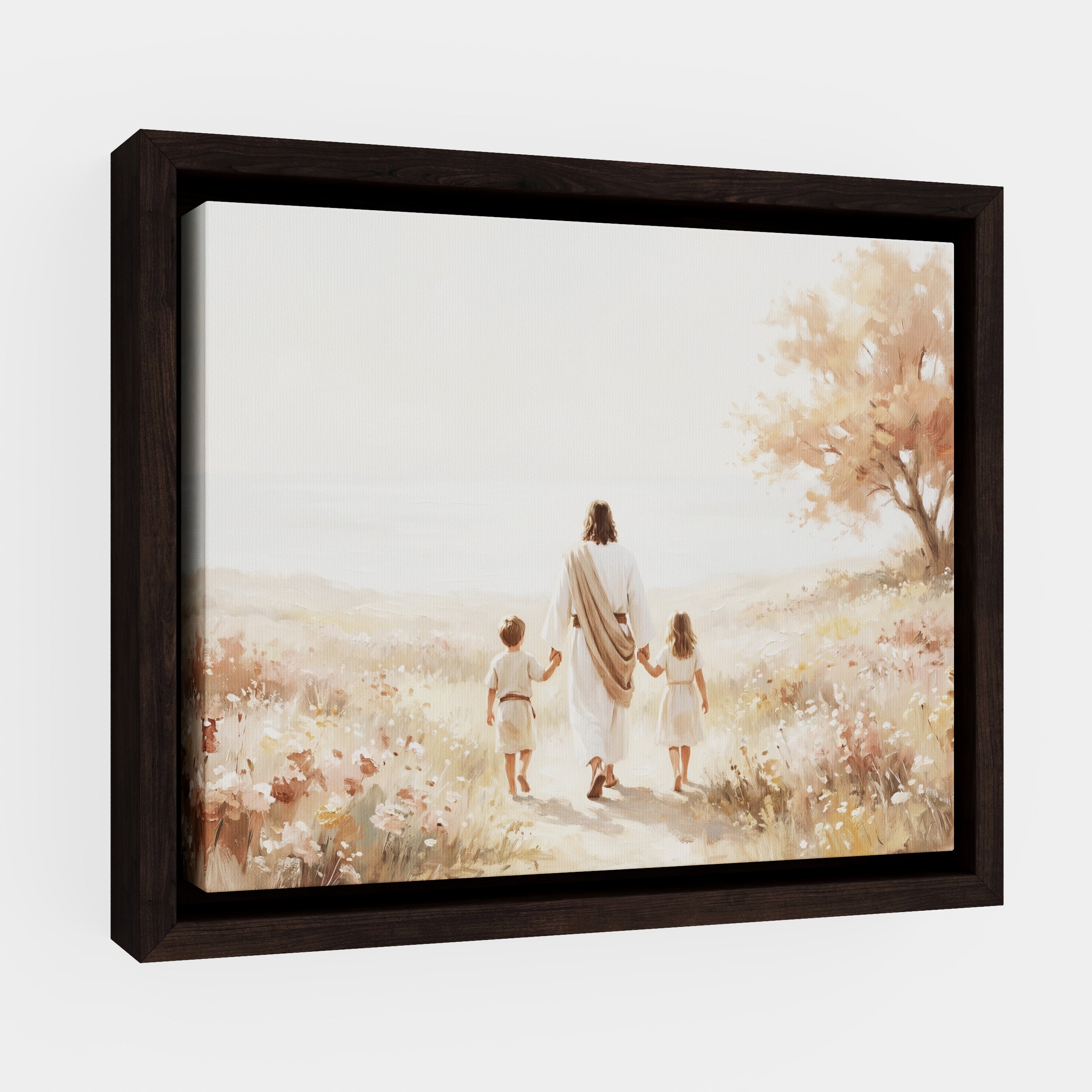 He Took Their Hands - Canvas