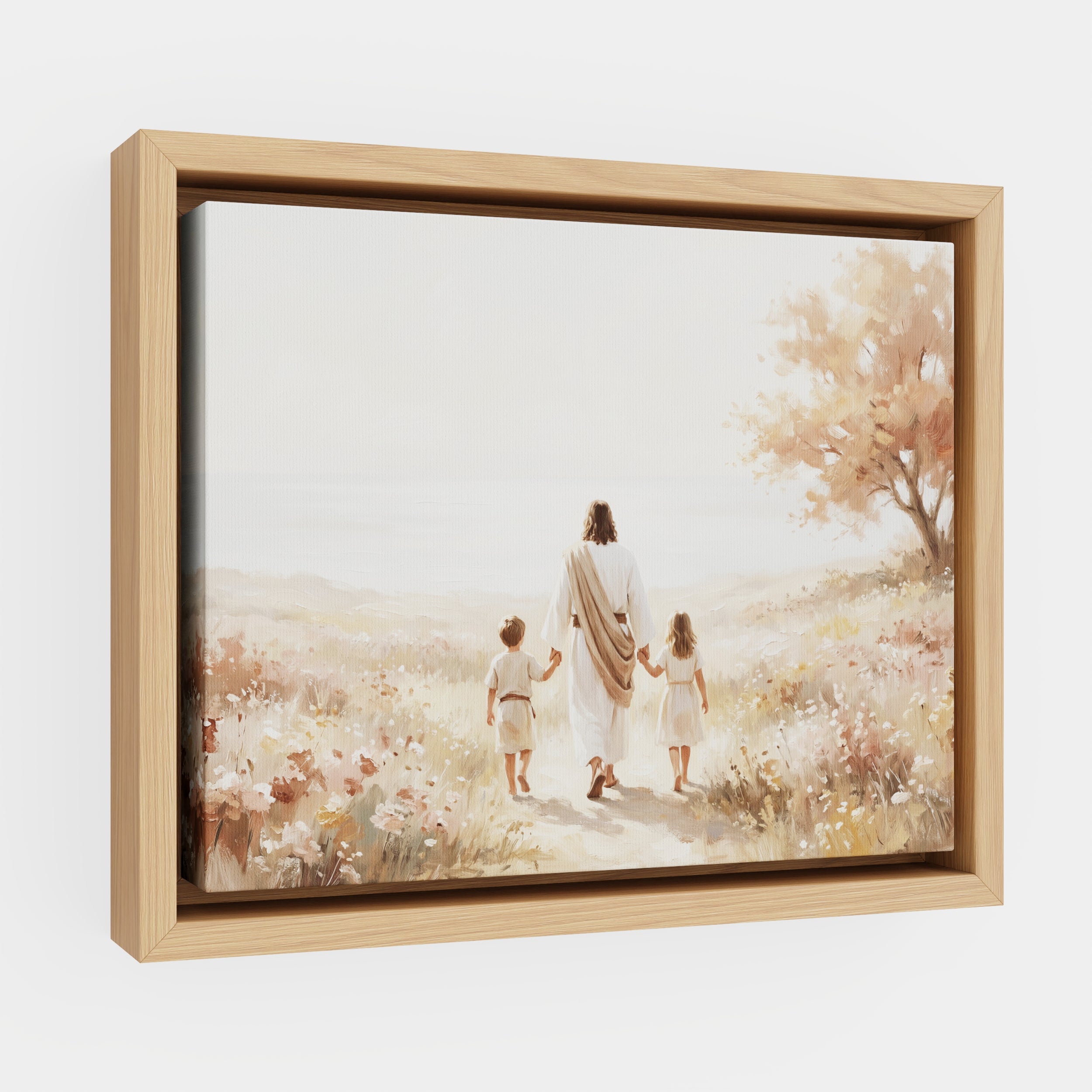 He Took Their Hands - Canvas