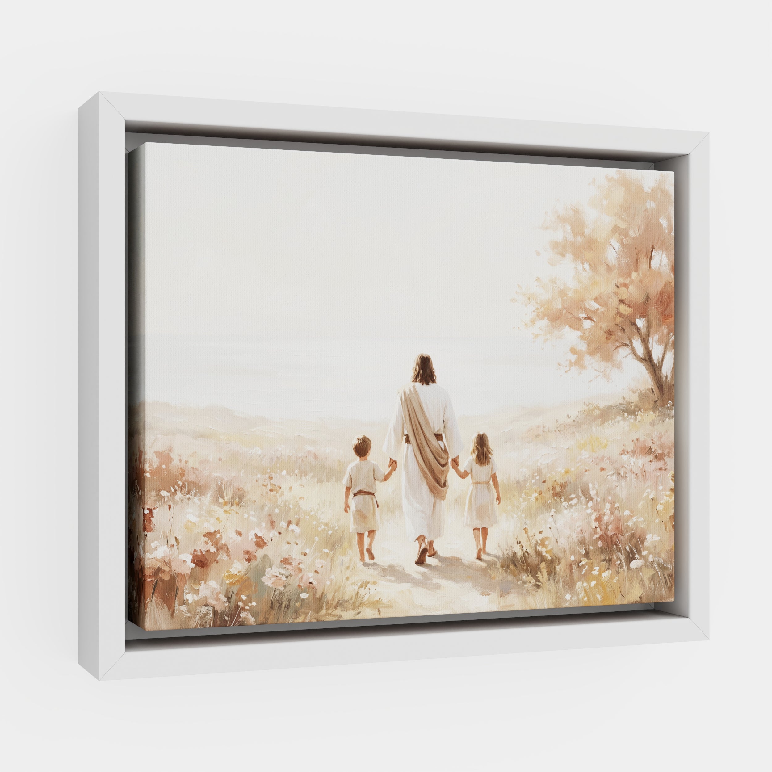He Took Their Hands - Canvas