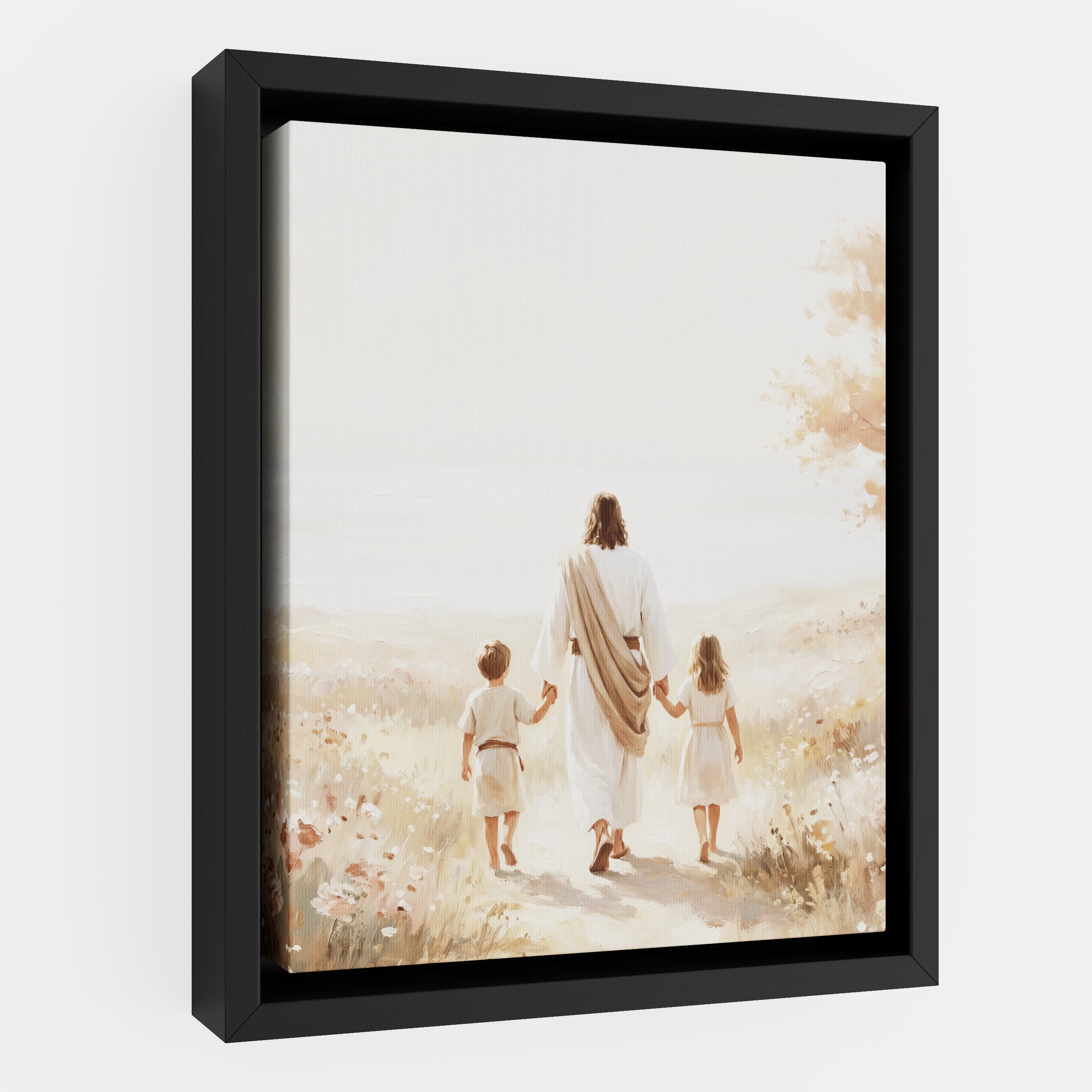 He Took Their Hands - Canvas