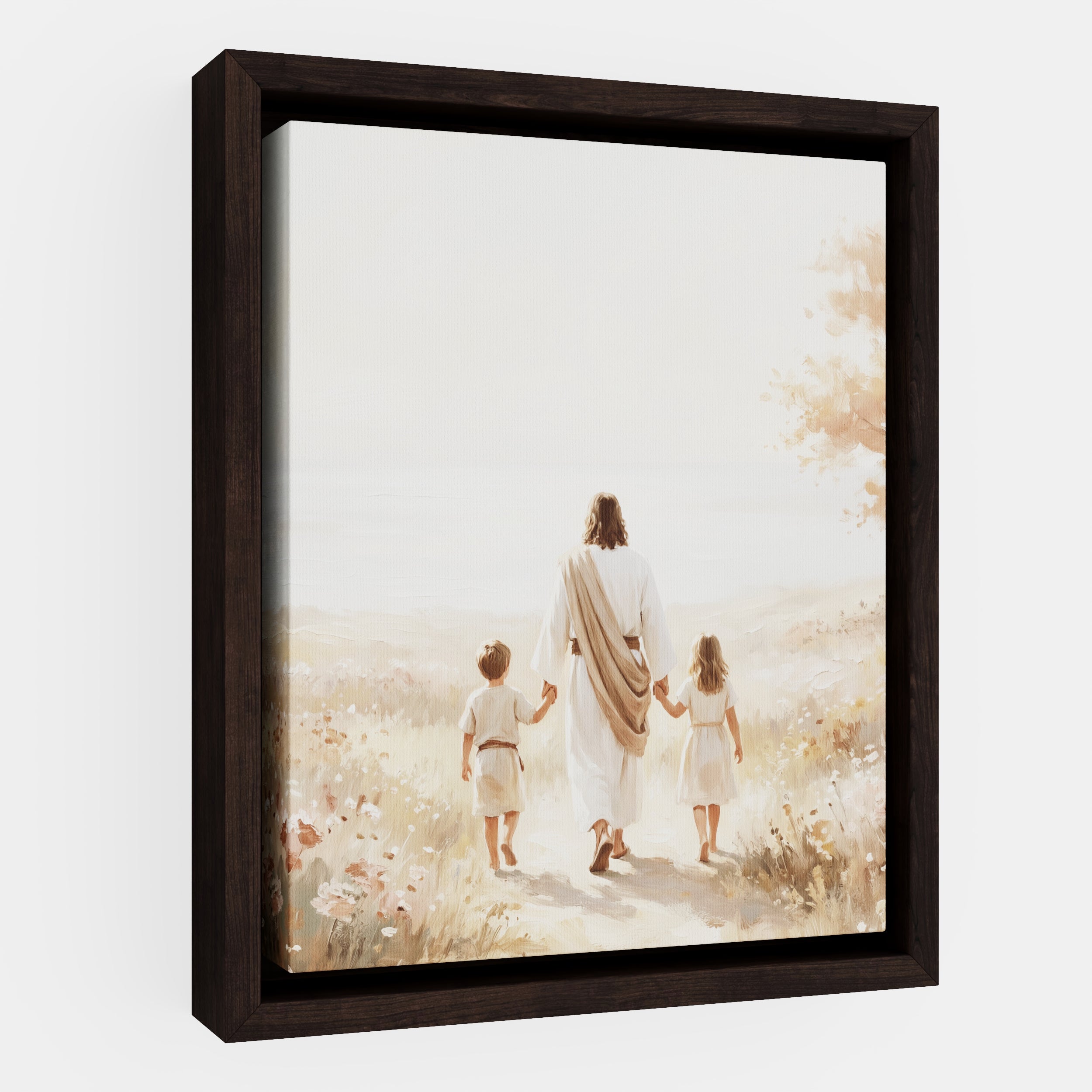 He Took Their Hands - Canvas