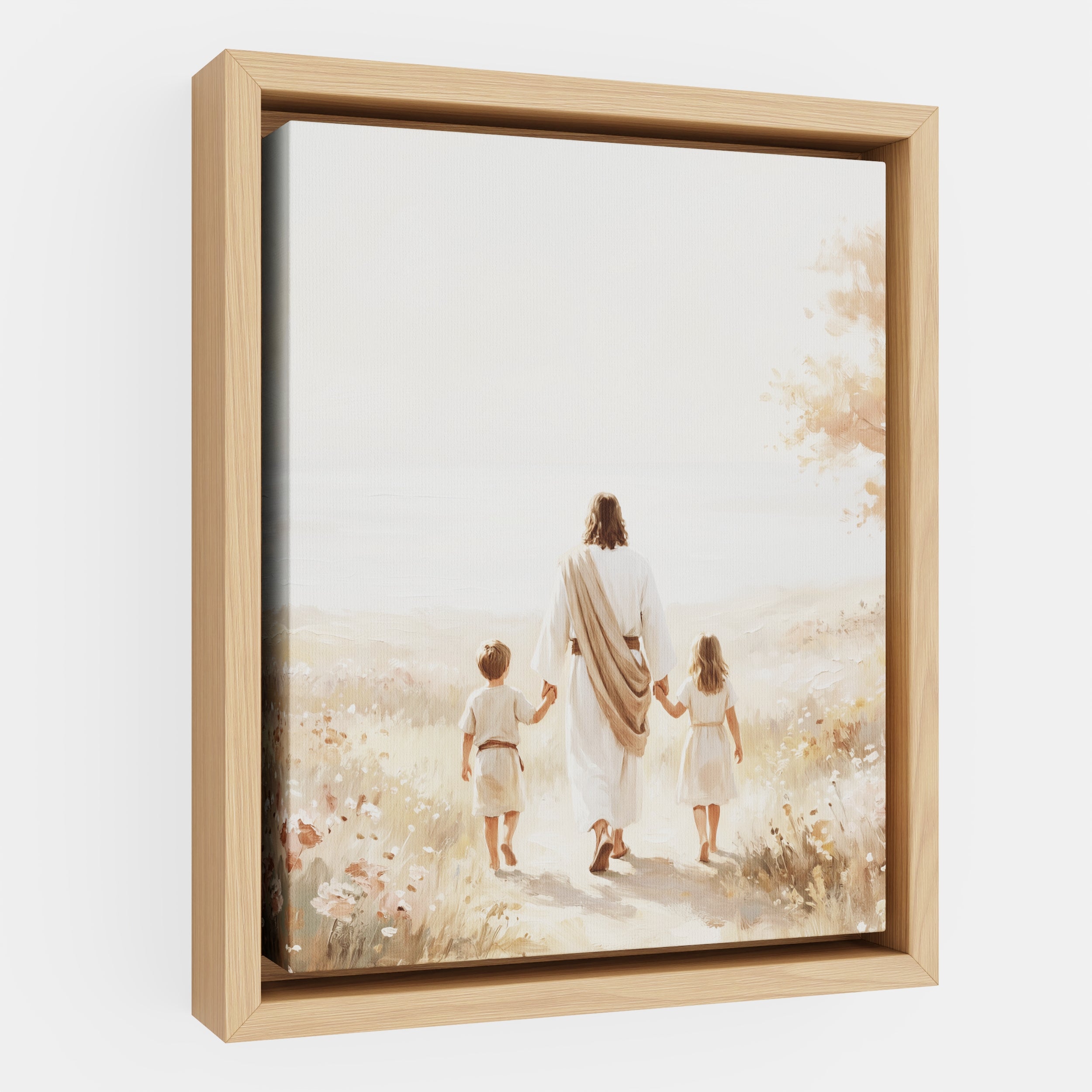 He Took Their Hands - Canvas