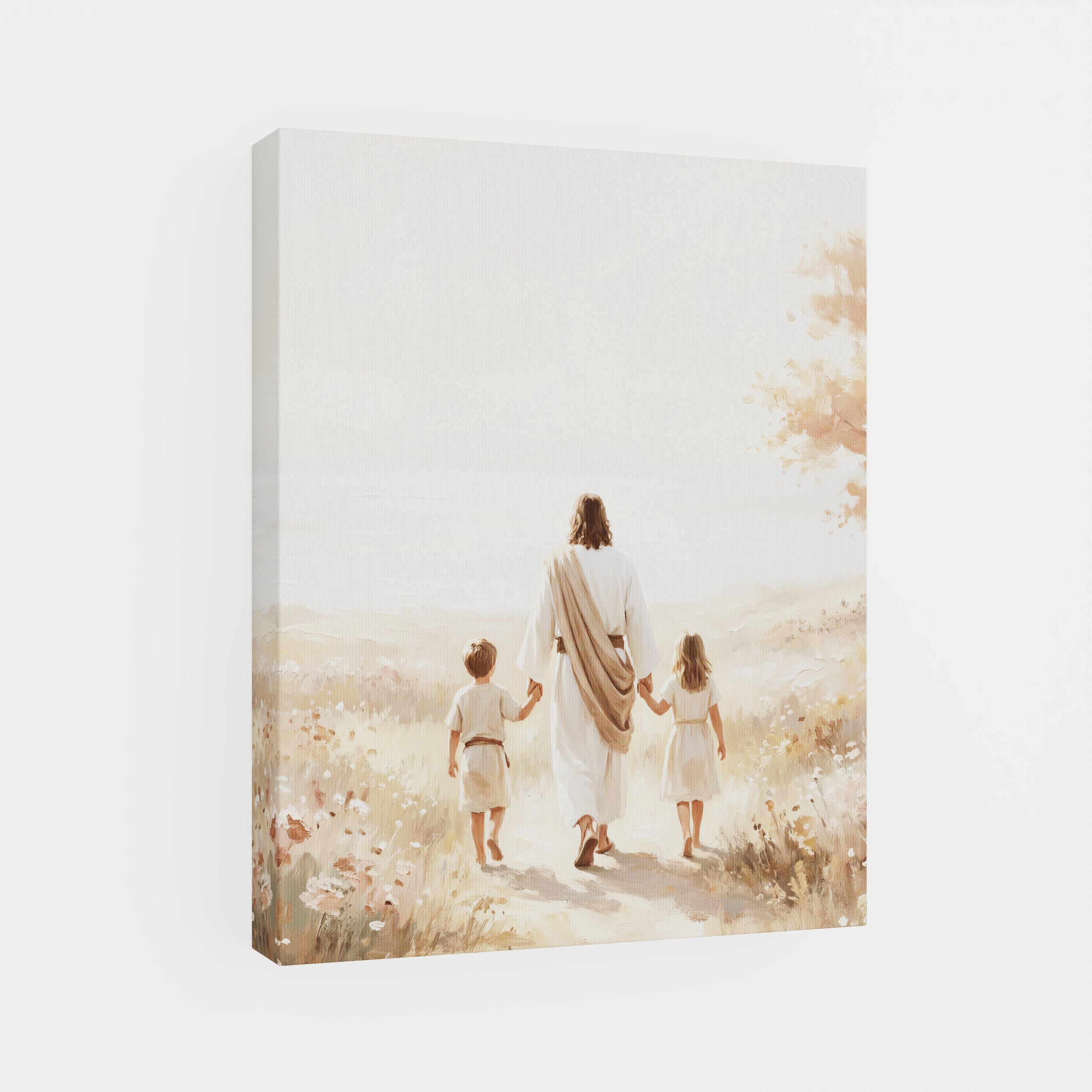 He Took Their Hands - Canvas