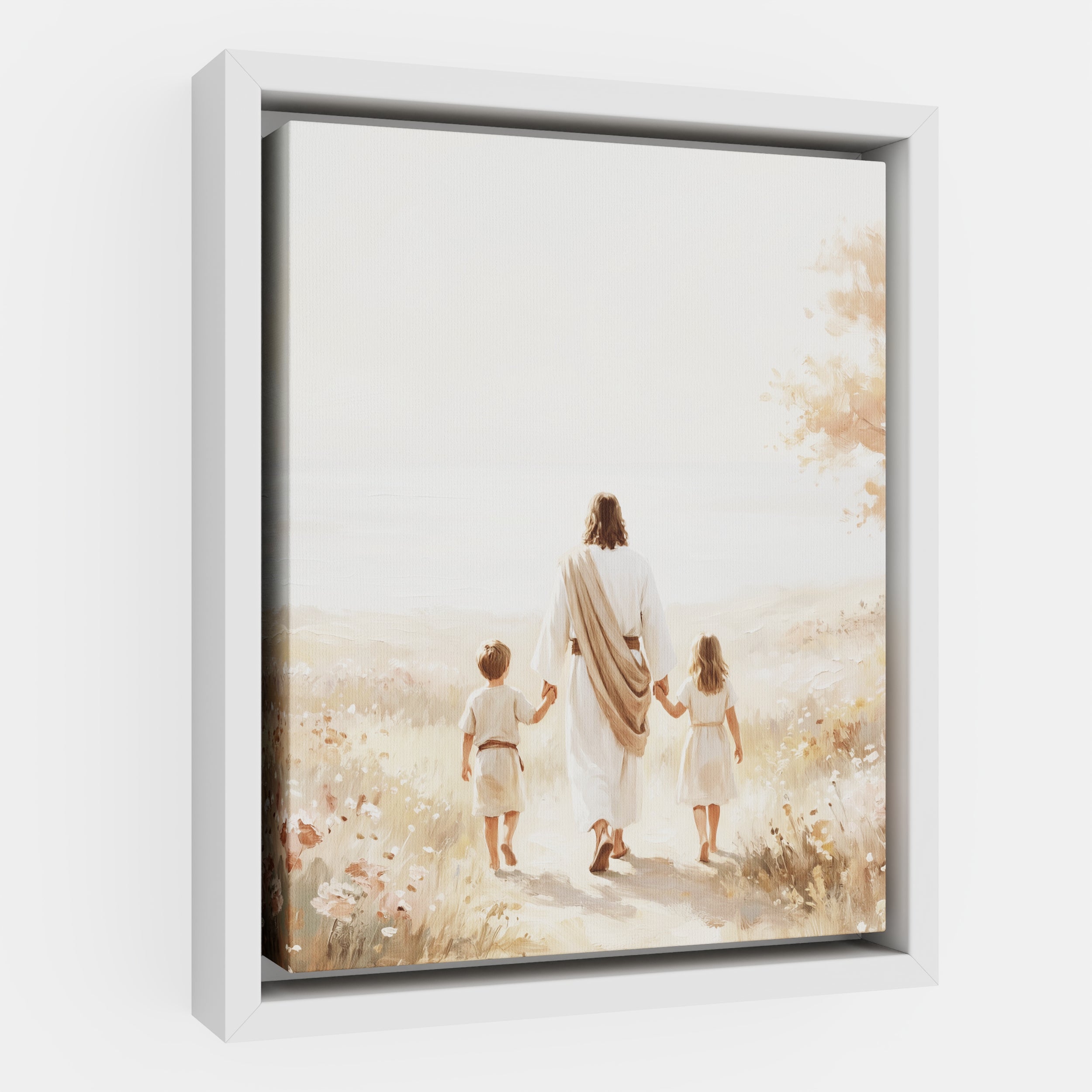 He Took Their Hands - Canvas