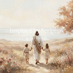 He Took Their Hands - Canvas