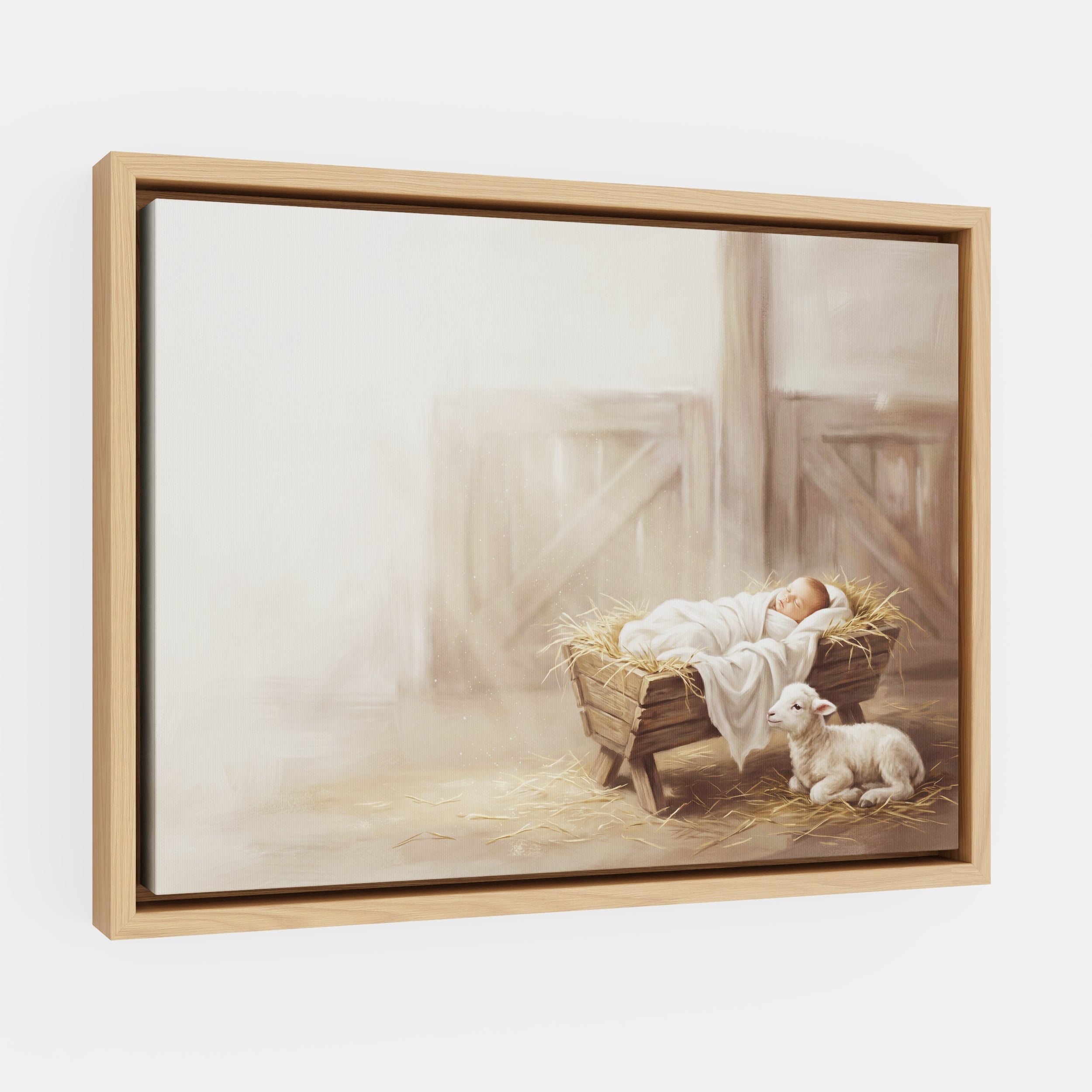 Away in a Manger - Canvas