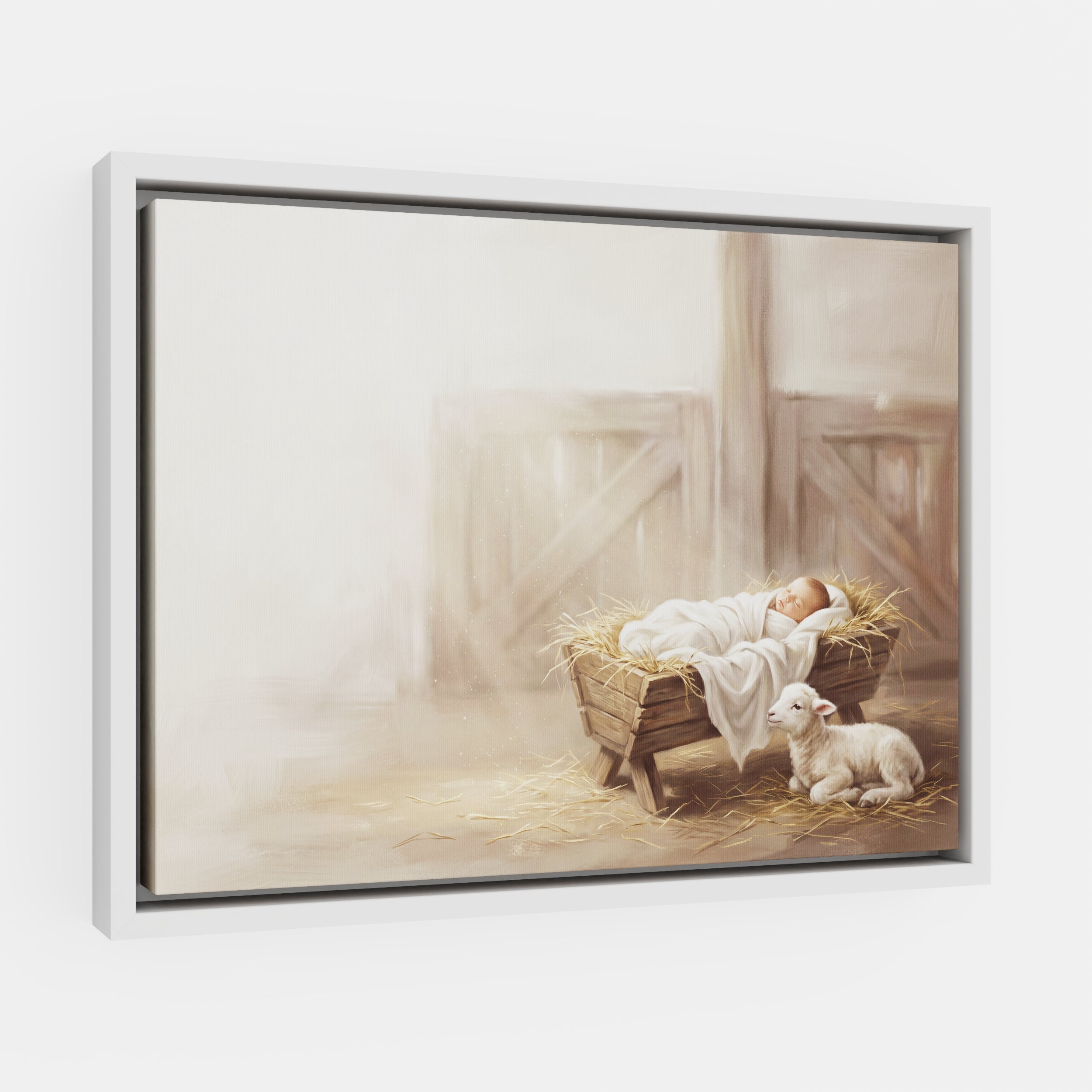 Away in a Manger - Canvas