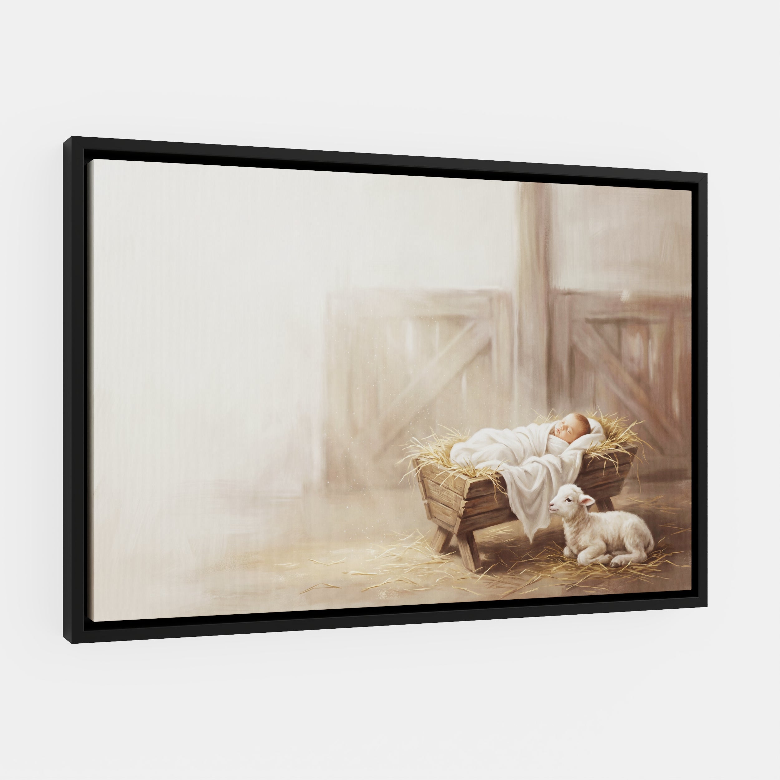 Away in a Manger - Canvas