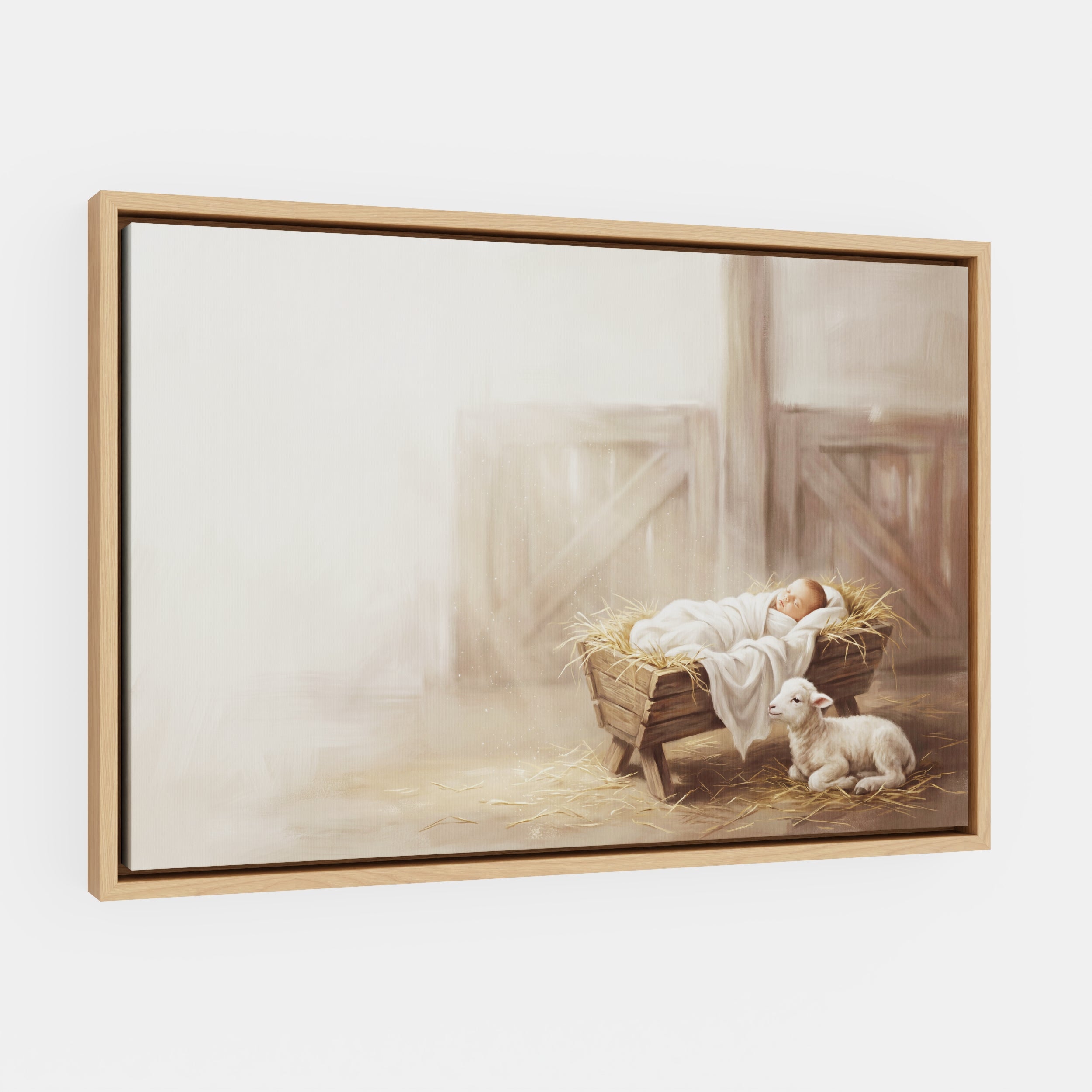 Away in a Manger - Canvas
