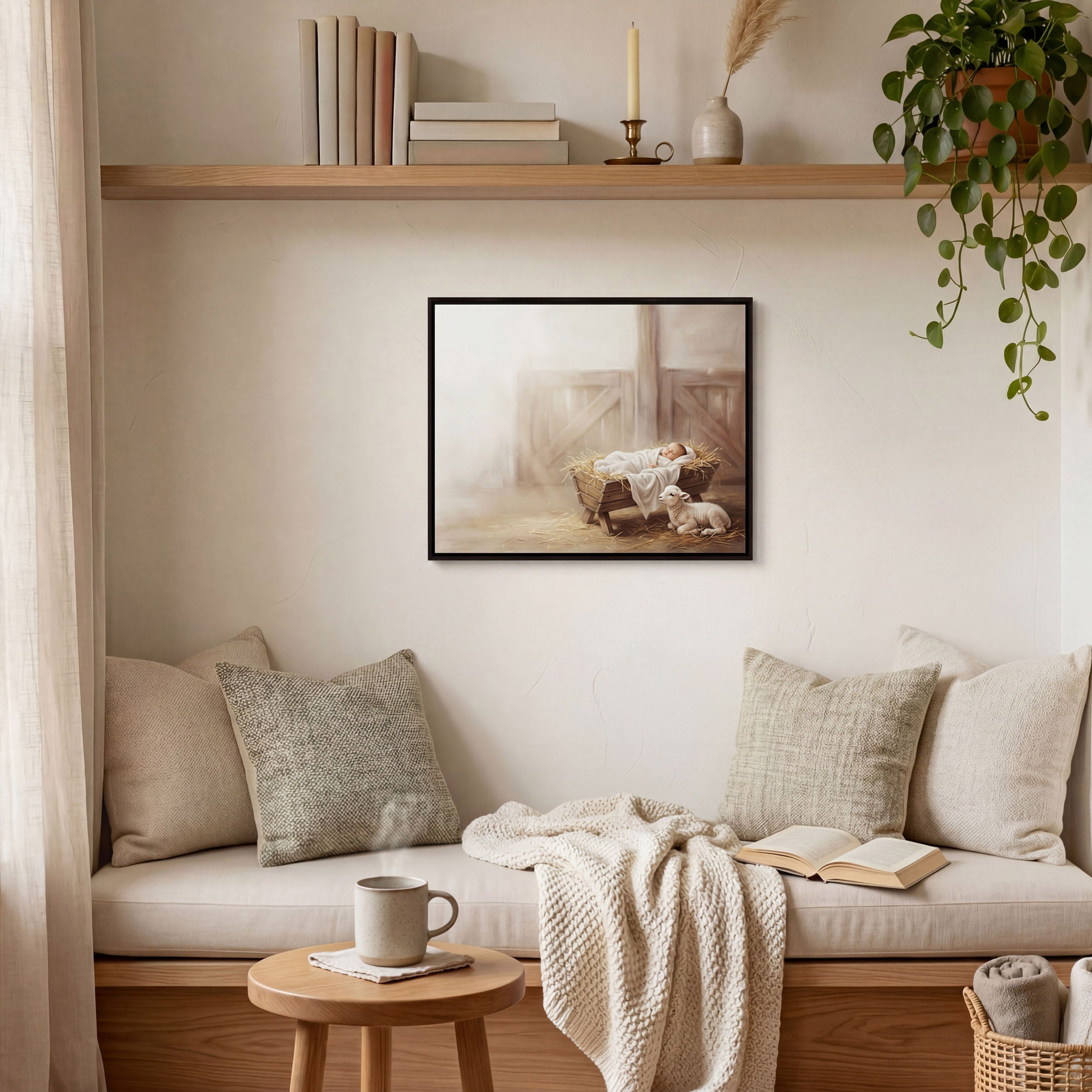 Away in a Manger - Canvas
