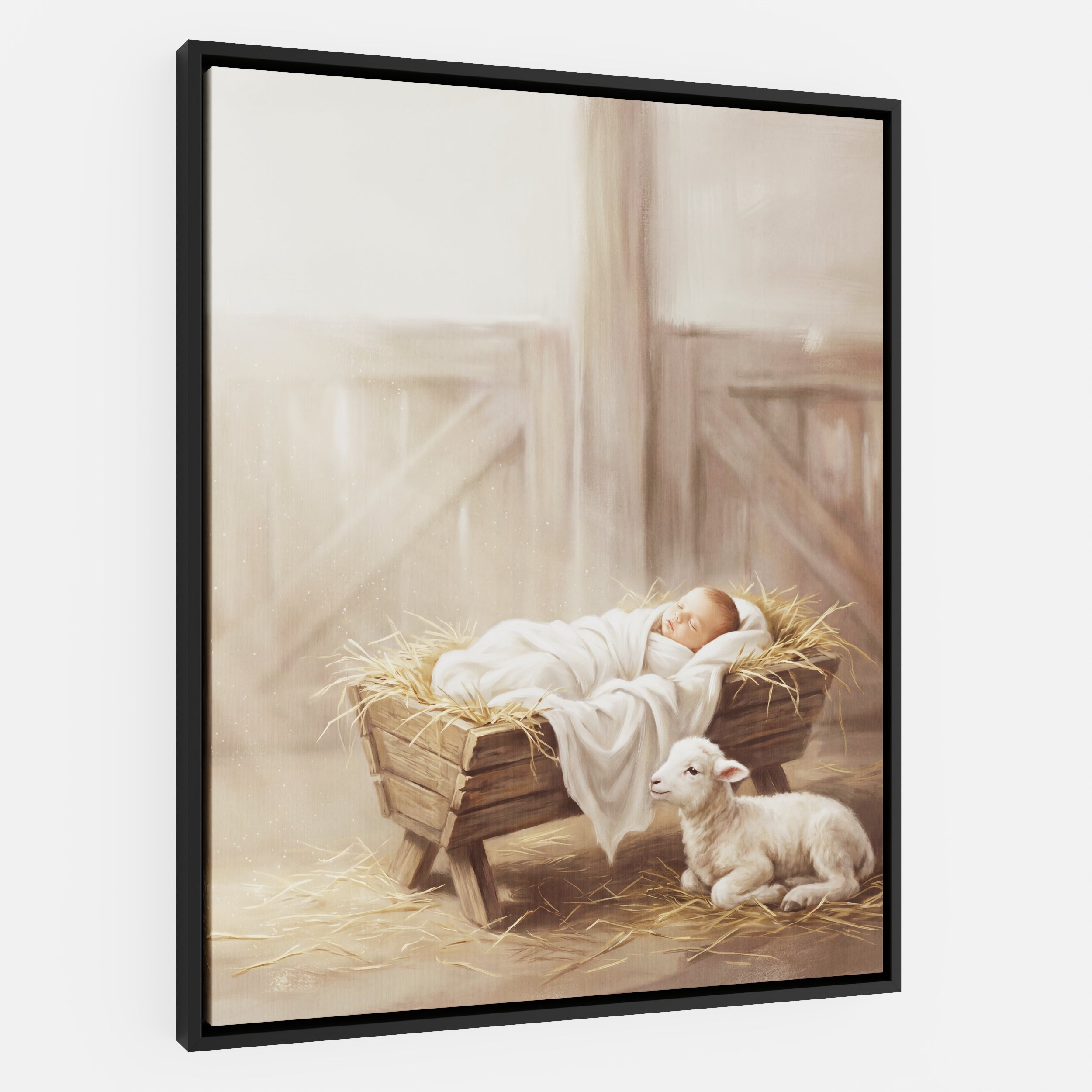Away in a Manger - Canvas
