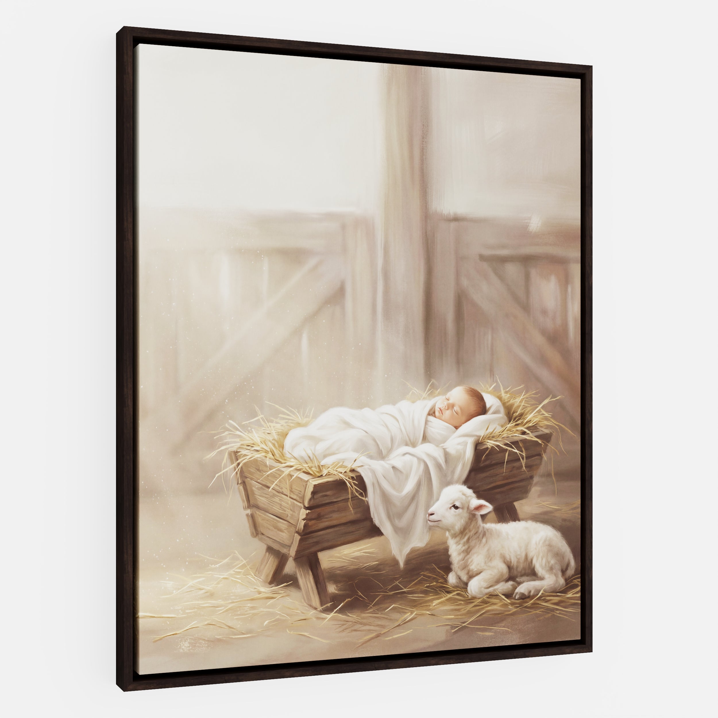 Away in a Manger - Canvas