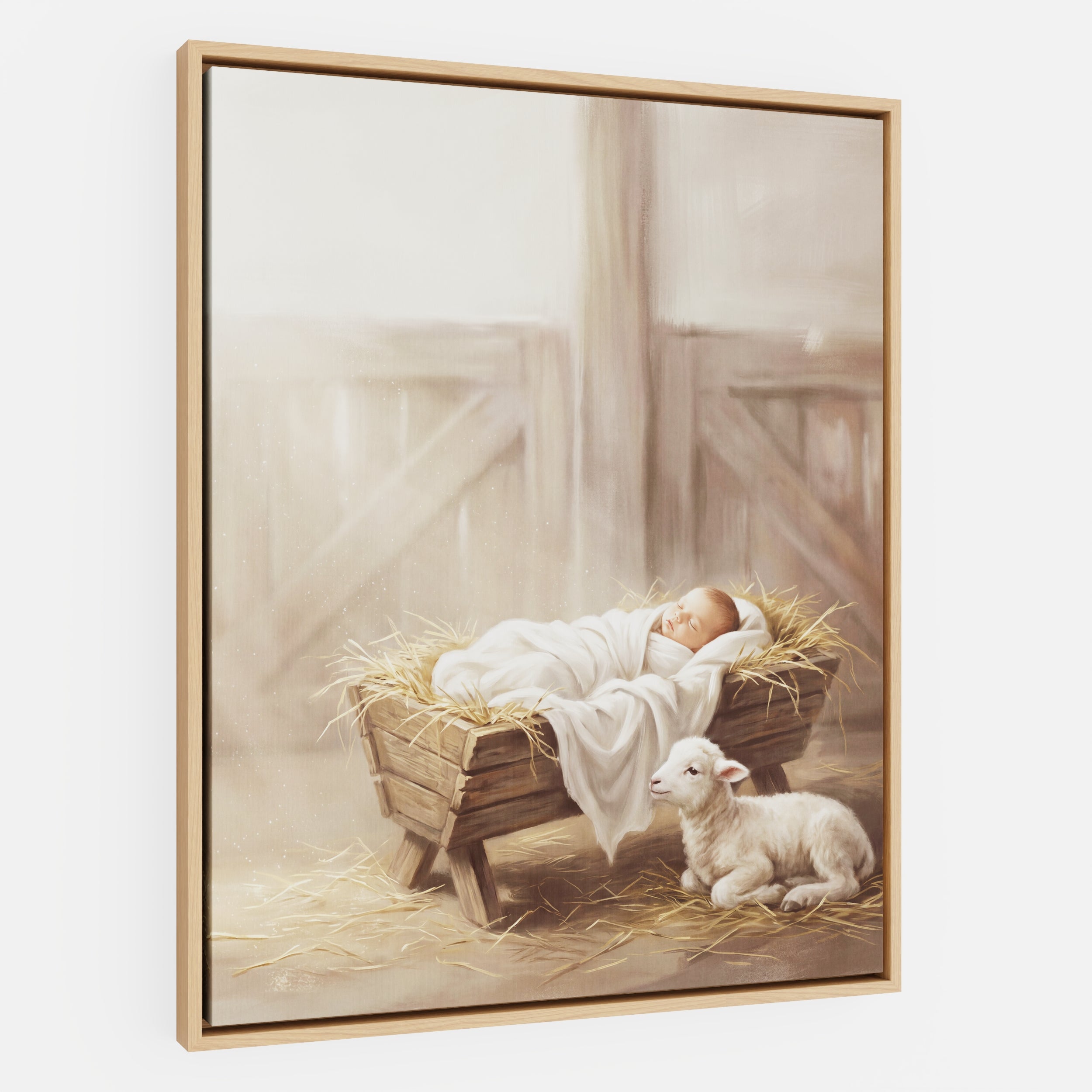 Away in a Manger - Canvas
