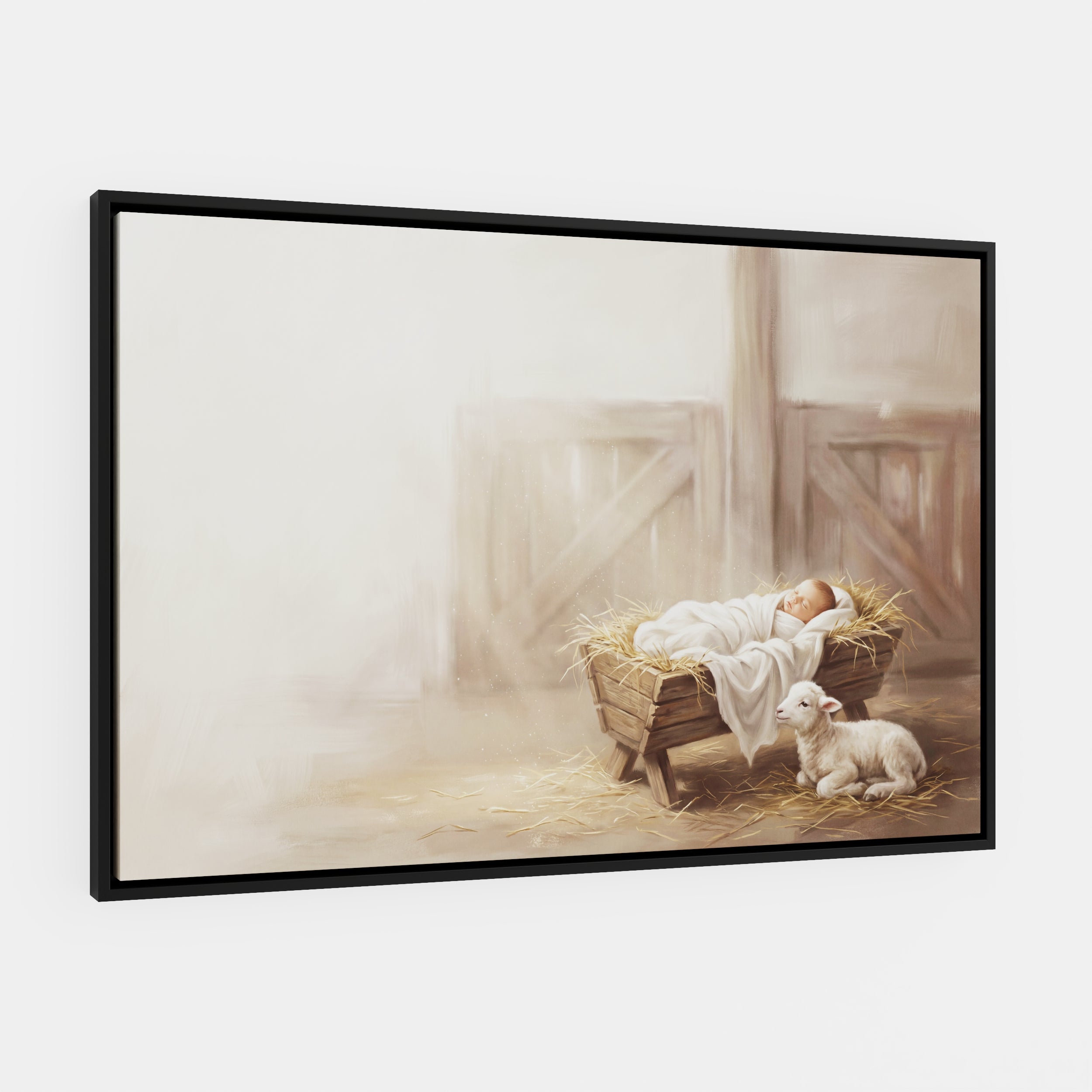 Away in a Manger - Canvas