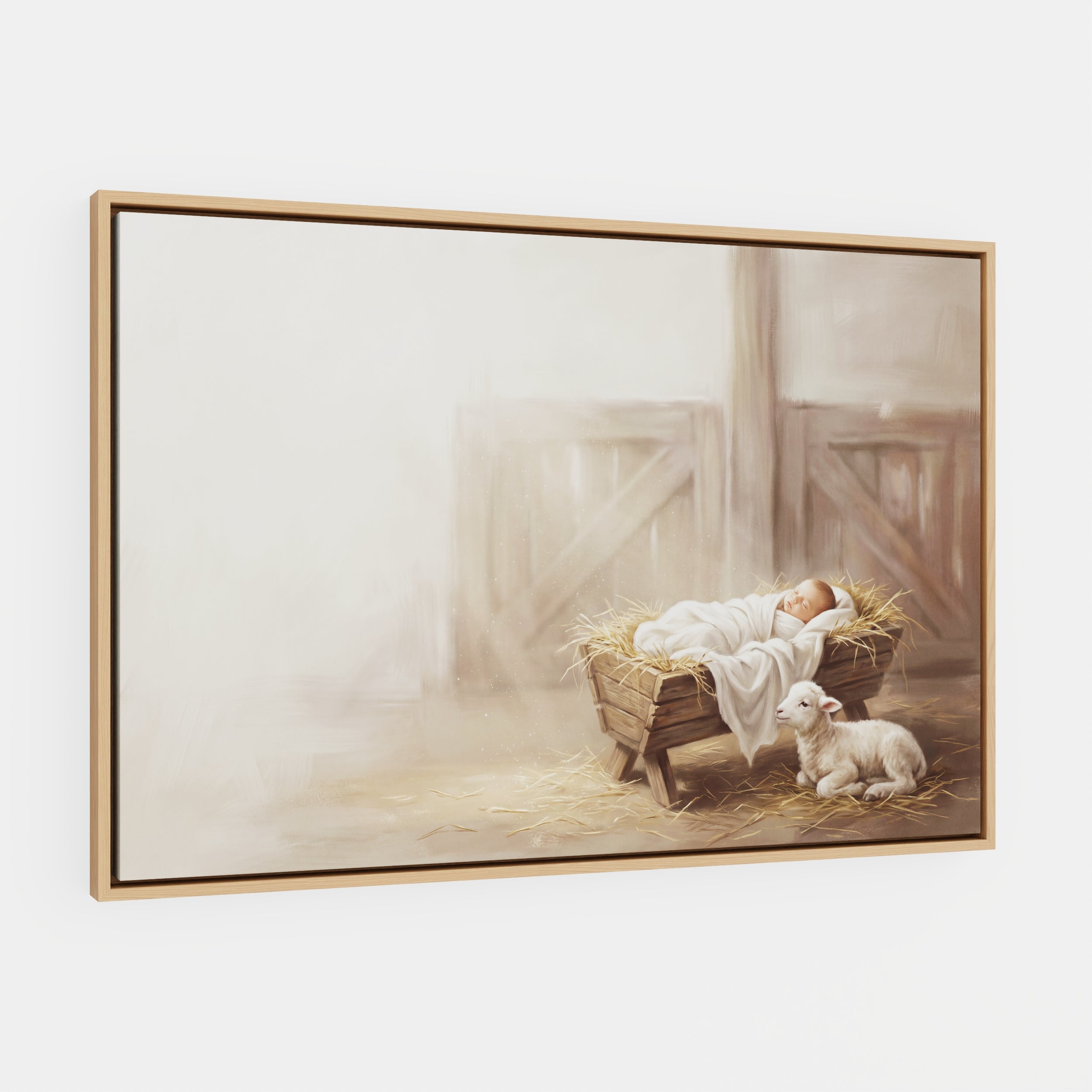 Away in a Manger - Canvas