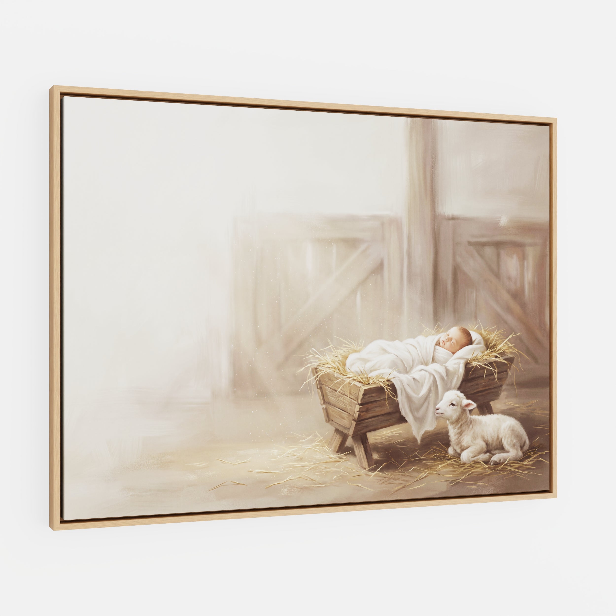 Away in a Manger - Canvas